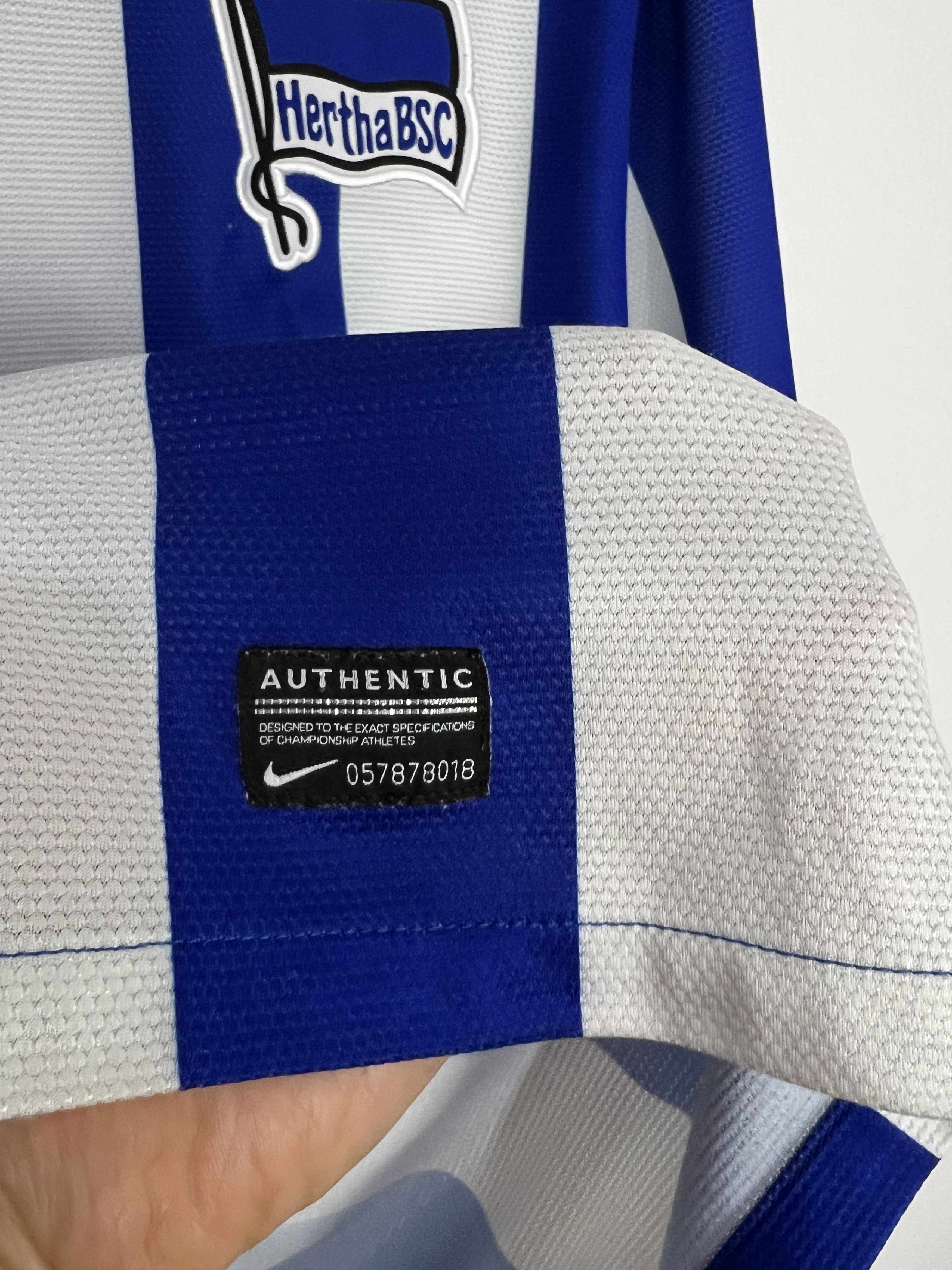 Nike Hertha football shirt 2012 Soccer Jersey Trikot Rare Hype Size US XL / EU 56 / 4 - 4 Thumbnail