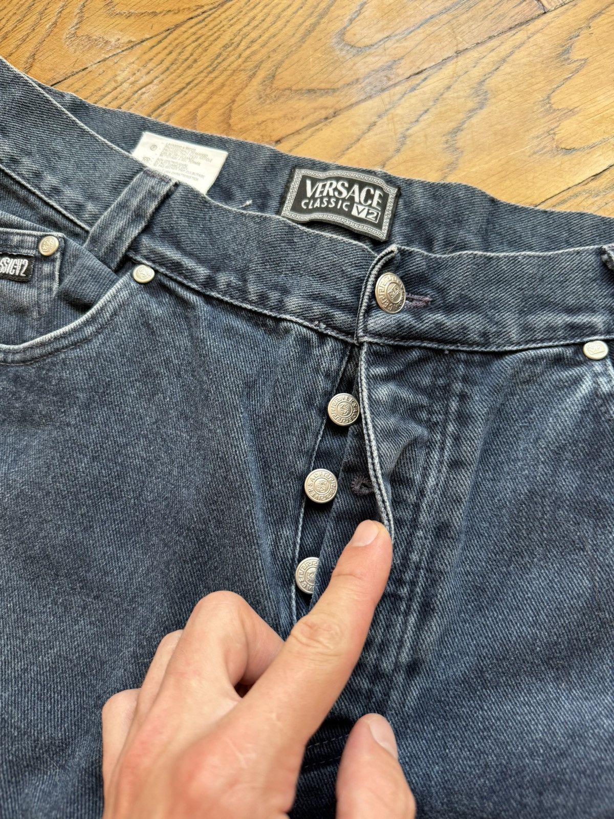 Versace × Vintage Versace Classic V2 Jeans Size US 34 / EU 50 - 8 Thumbnail