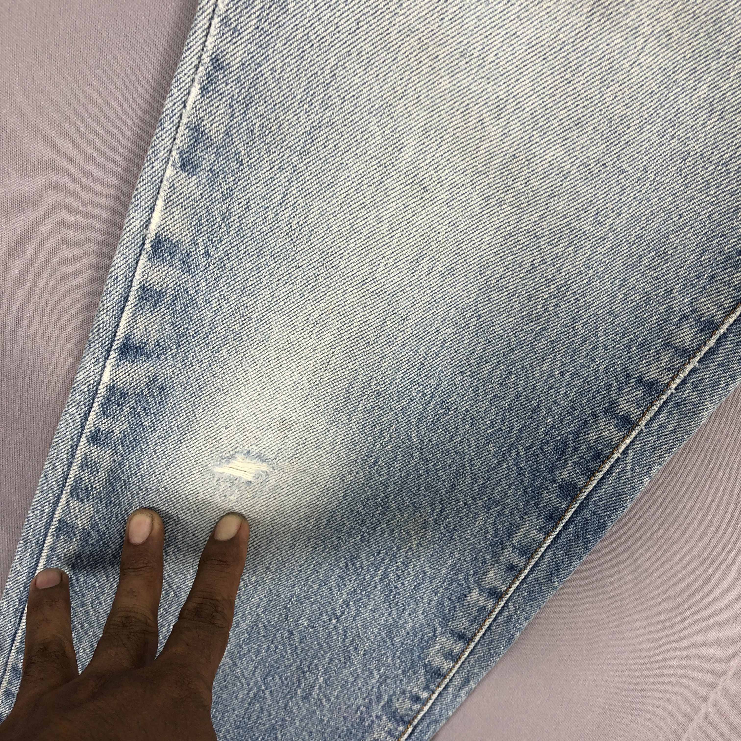 Levi's × Vintage Vintage 60s Levis 501 Distressed Faded Jeans Denim Pants Size US 26 / EU 42 - 11 Thumbnail