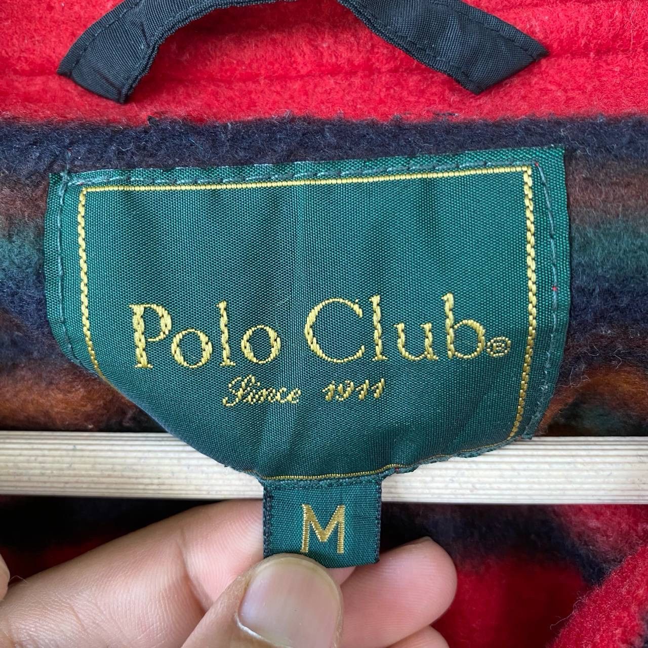 Polo Ralph Lauren Vtg Polo Club Stripes Baggy Zipper Jacket Size US M / EU 48-50 / 2 - 6 Thumbnail
