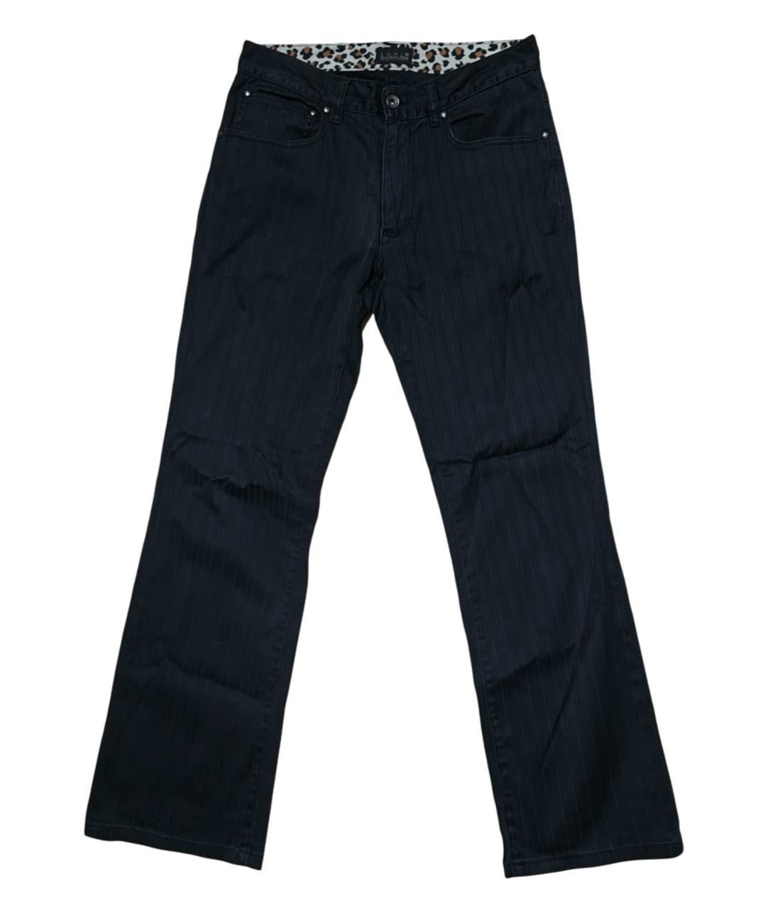 Japanese Brand LOUIS CHAVLON Stripe Flare Jeans Size US 30 / EU 46 - 1 Thumbnail