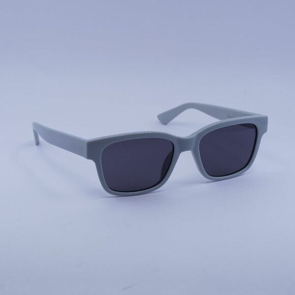 Gucci GG1716S 005 Sunglasses Shiny Grey Square Frame