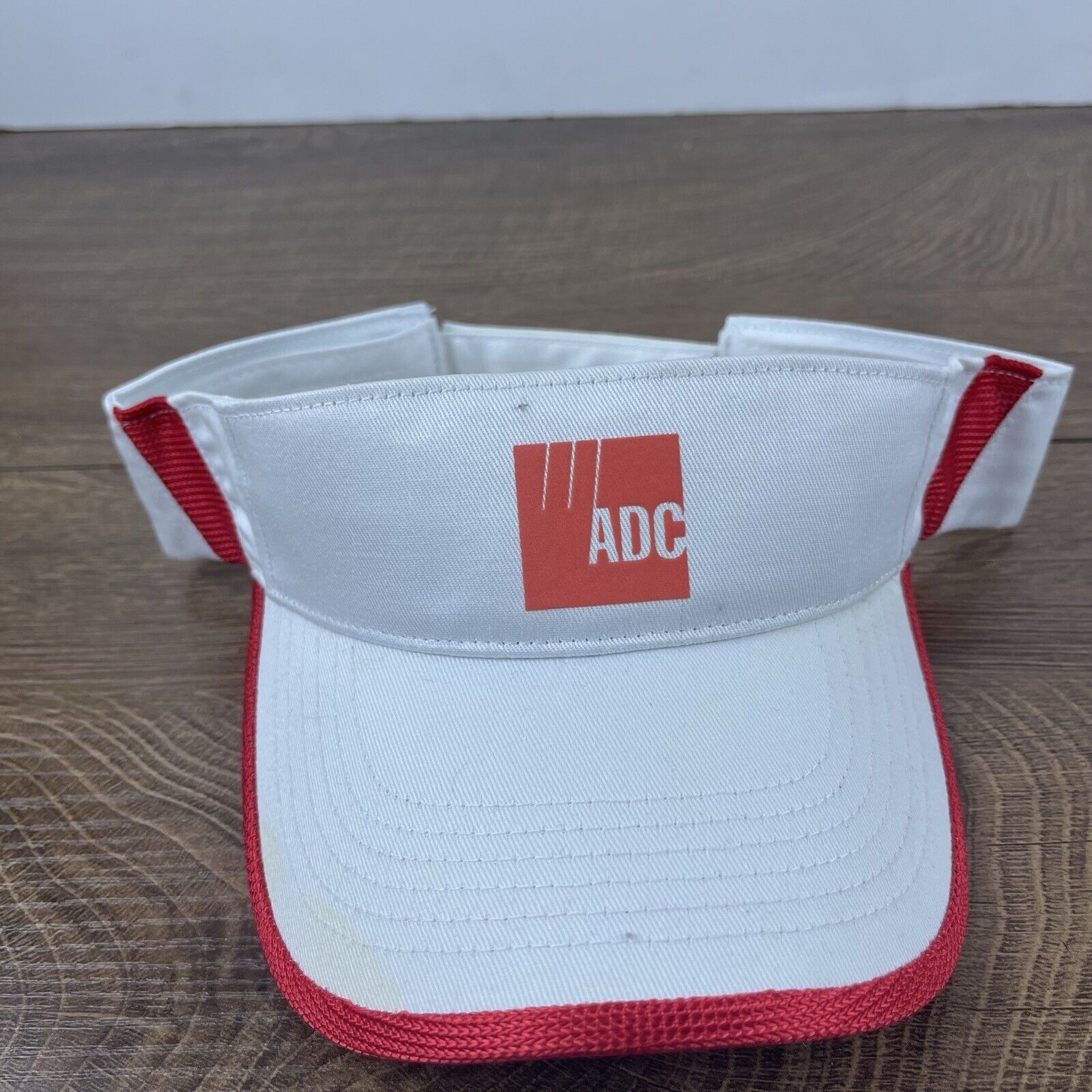 Other ADC W Visor Hat White ADC Cap Adjustable Hat White Adult Hat Size ONE SIZE - 2 Thumbnail