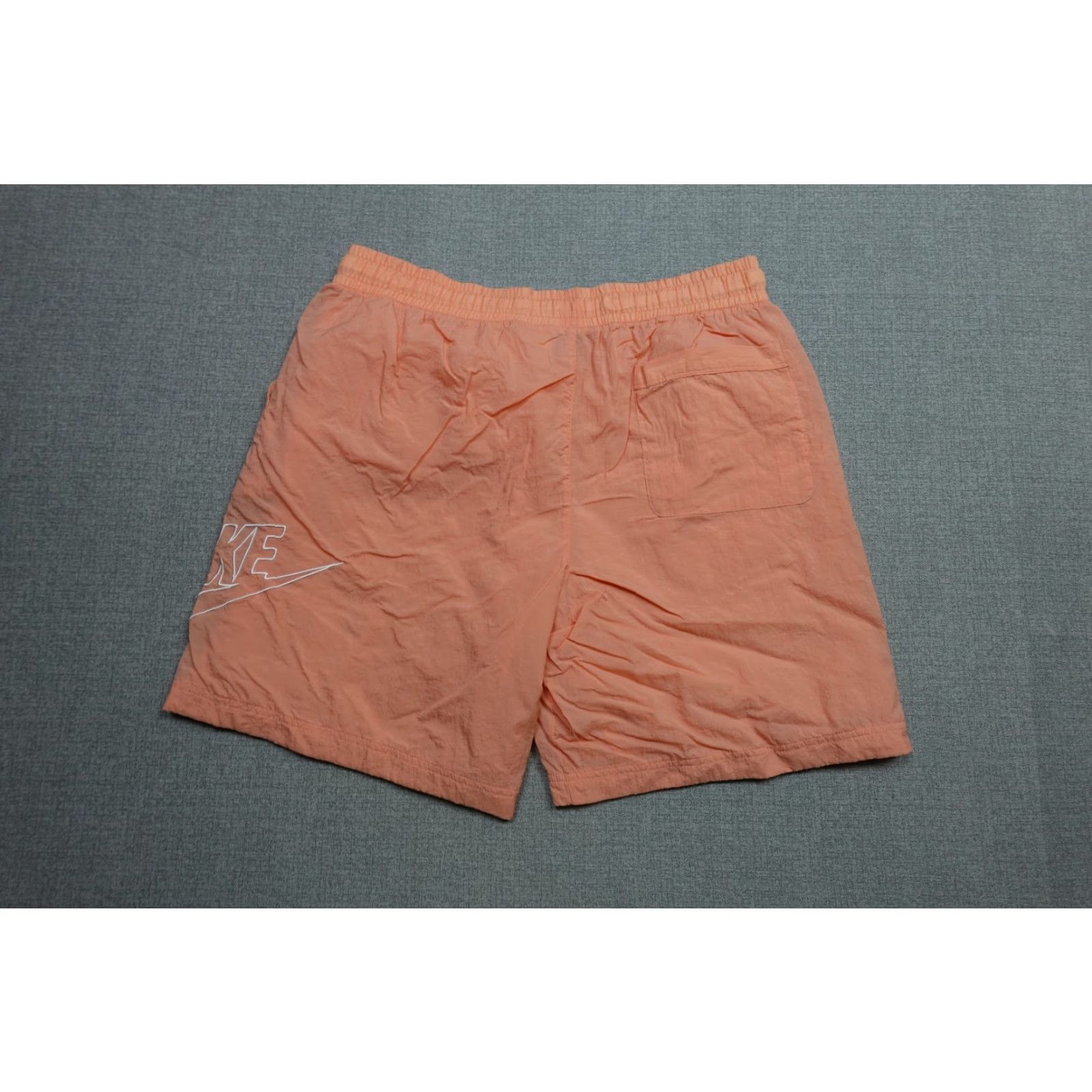 Nike Nike Shorts Mens XL Orange Nylon Drawstring Pockets Lightweight Athletic Swishy Size US 36 / EU 52 - 4 Thumbnail
