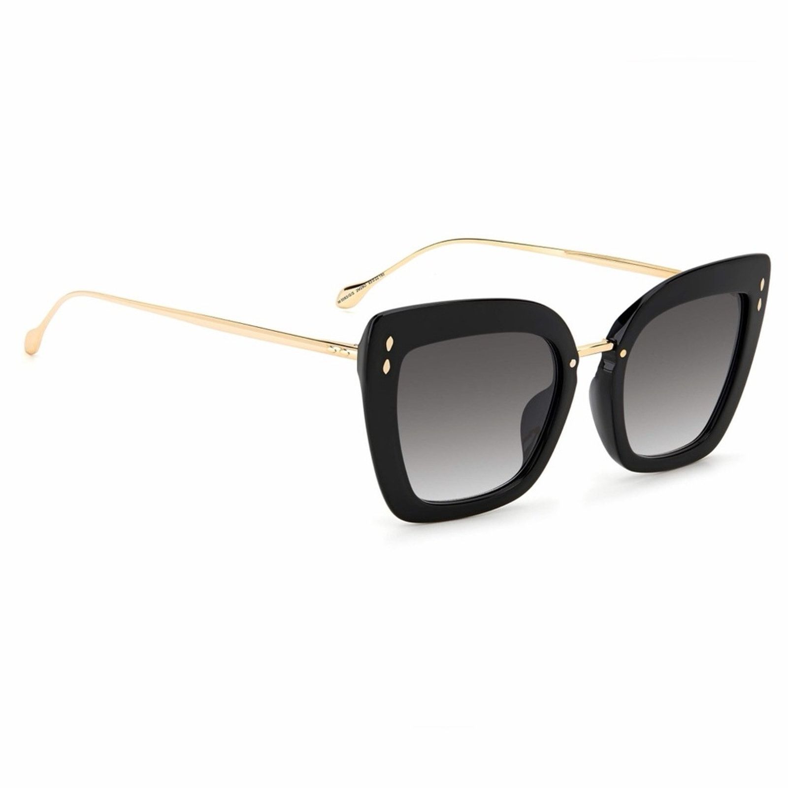 Isabel Marant Ne Isabel Marant IM0083/G/S 02M29O Black and Gold Sunglasses Size ONE SIZE - 4 Thumbnail