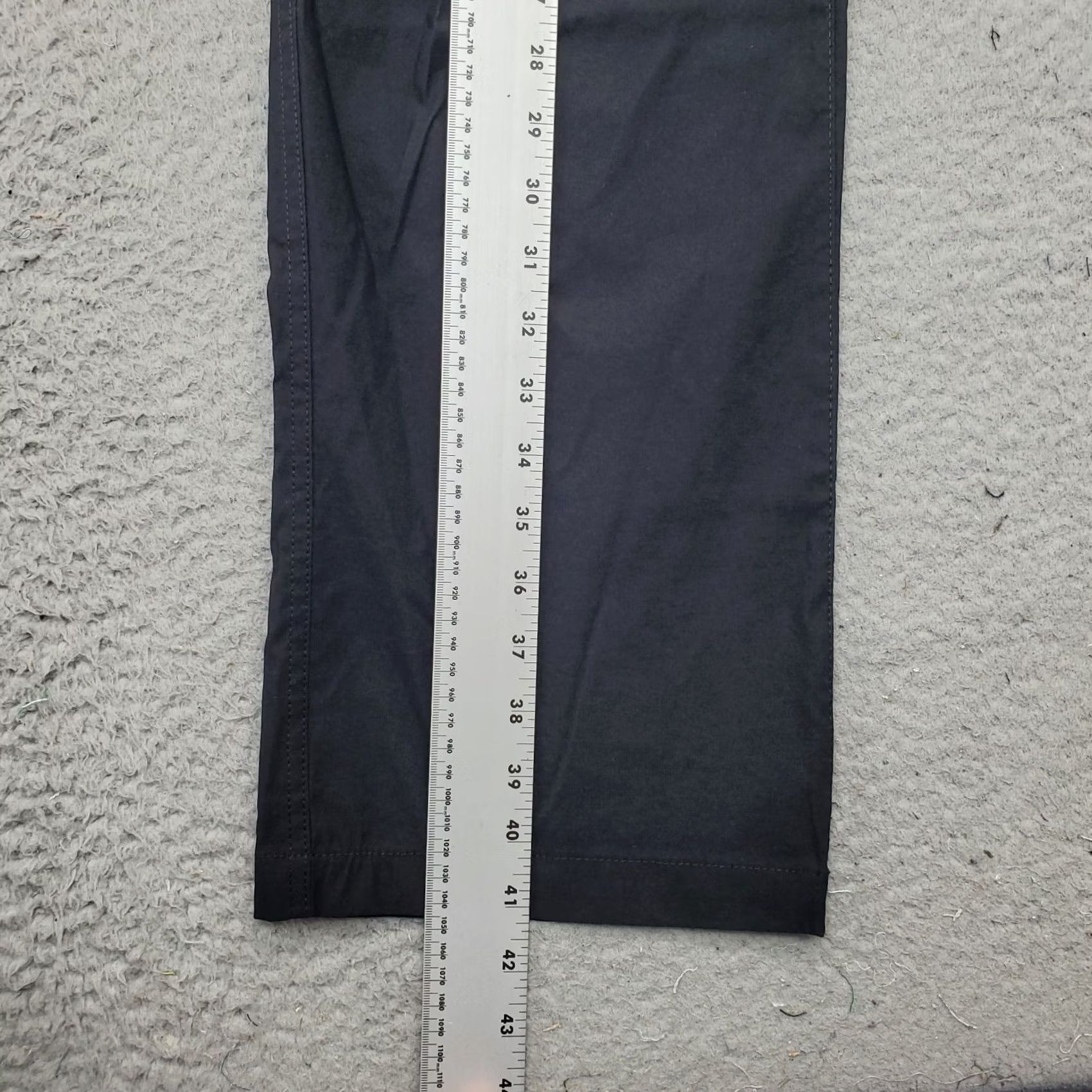 Eddie Bauer Eddie Bauer Chino Pants Men 38x32 Black Nylon Flat Front Belt Loops Straight Leg Size US 38 / EU 54 - 3 Thumbnail