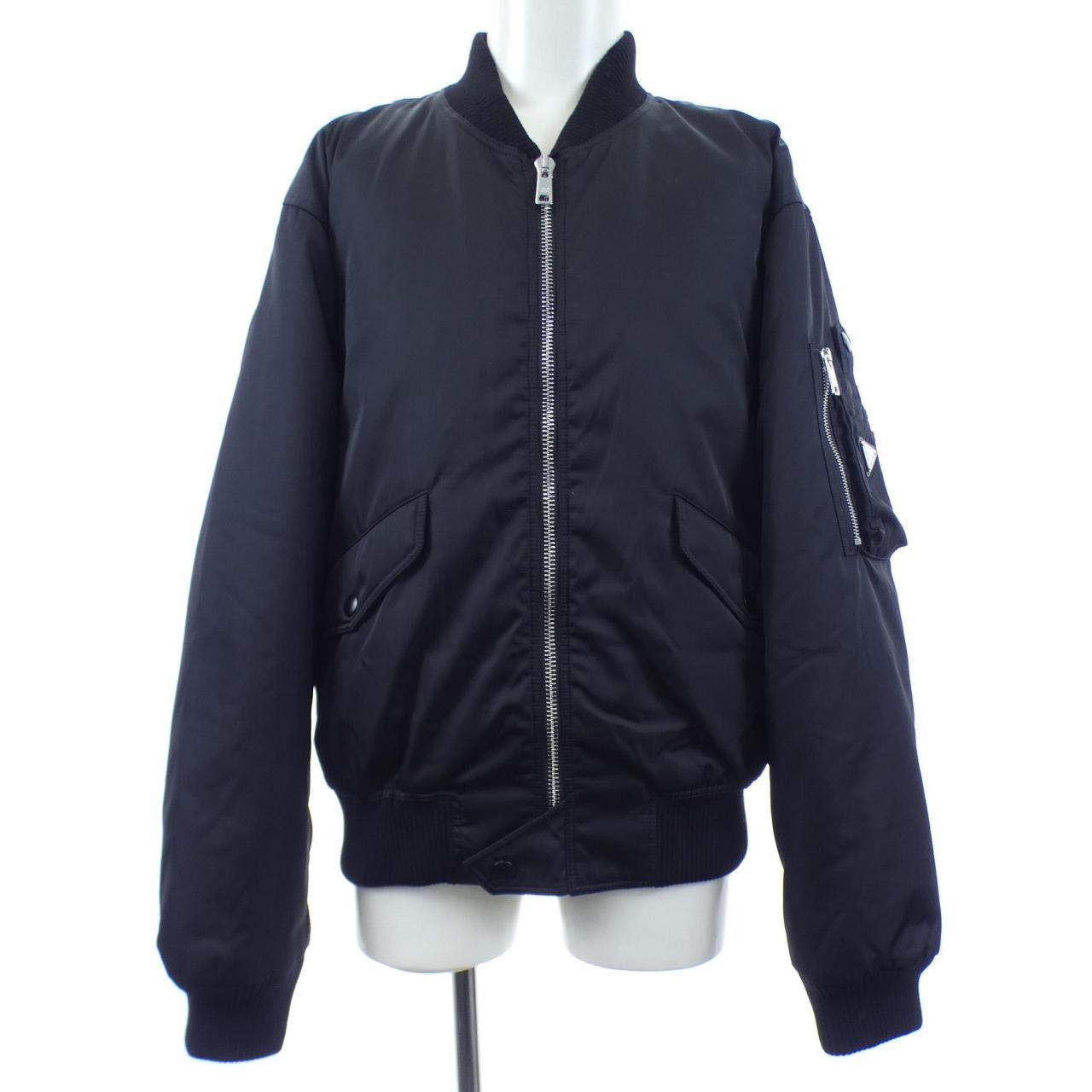 Prada Prada Prada Re-Nylon Blouson Textile Outerwear SGC824SOOO1WQ8 DUTY FREE for USA Size ONE SIZE - 1 Thumbnail