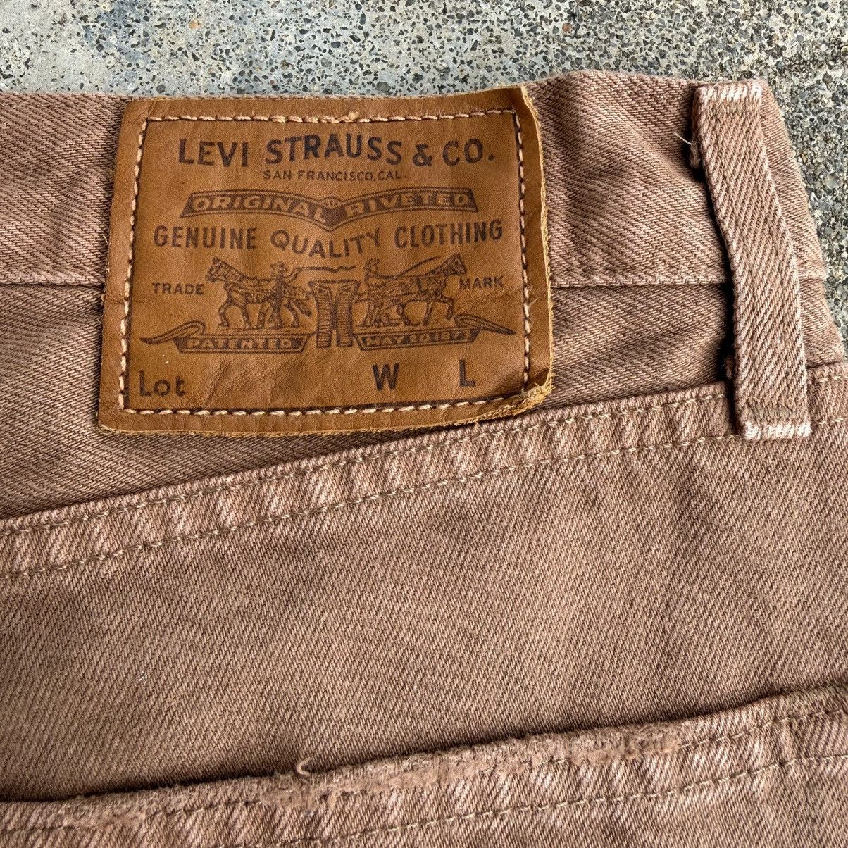 Levi's LEVI'S PREMIUM BROWN DENIM JEAN PANTS Size US 31 - 13 Thumbnail