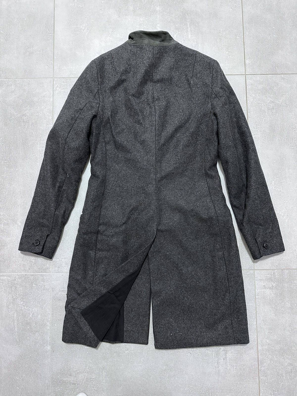 Allsaints AllSaints Trench Coats Wool Leather Leni Coat US6 UK10 EU38 Size M / US 6-8 / IT 42-44 - 7 Thumbnail