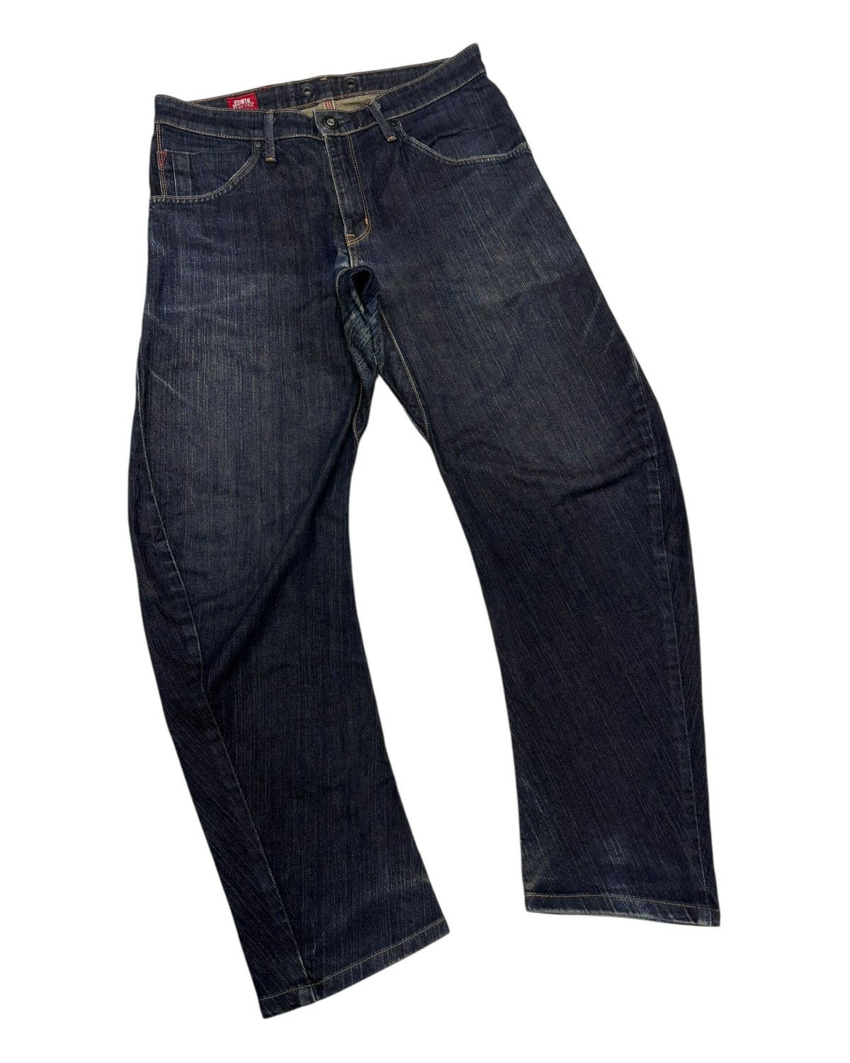 Hysteric Glamour Edwin Blue Trip Curved Jeans Banana Cut Denim Size US 30 / EU 46 - 3 Thumbnail