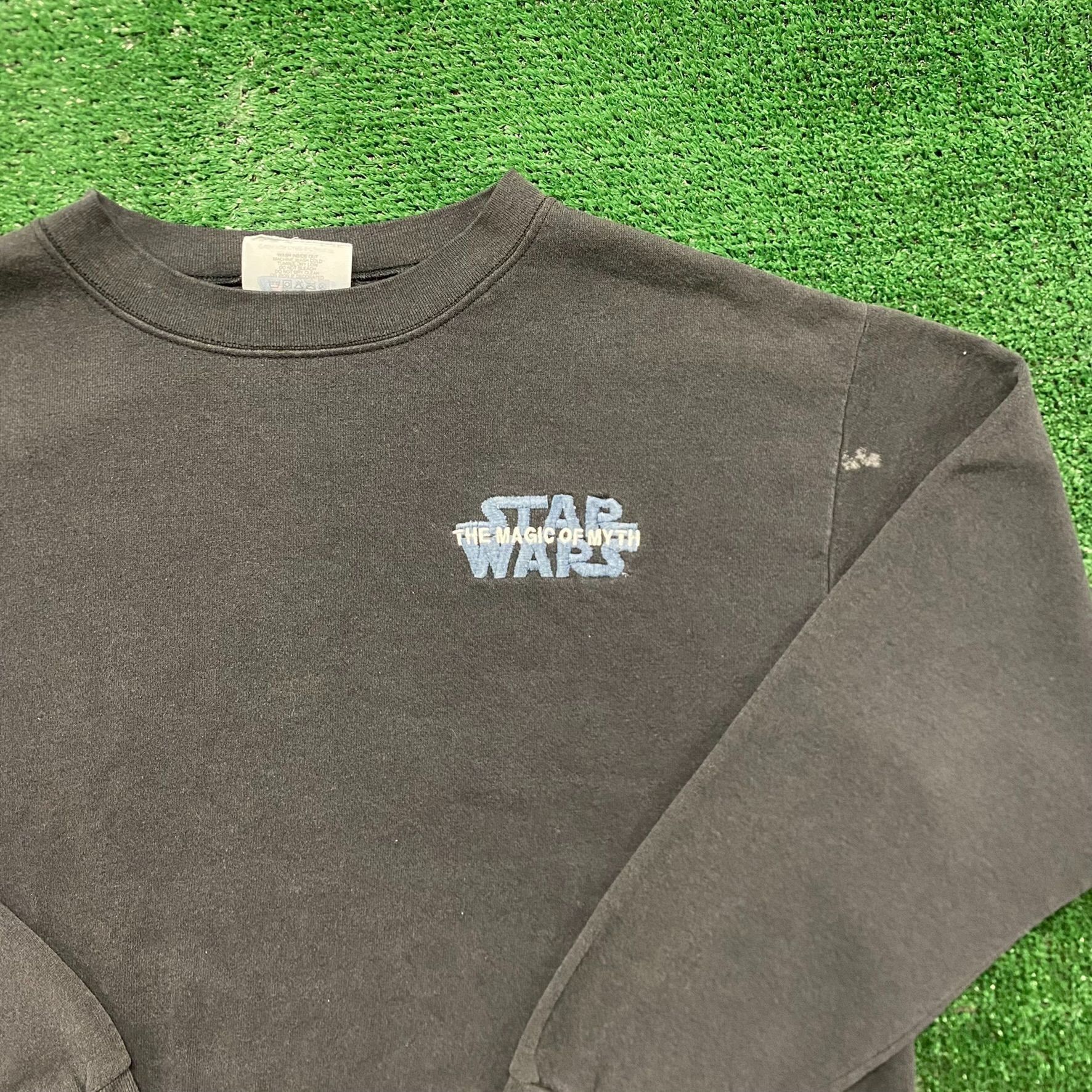 Star Wars Vintage 90s Star Wars Sun Faded Movie Crewneck Sweatshirt Size US L / EU 52-54 / 3 - 2 Thumbnail