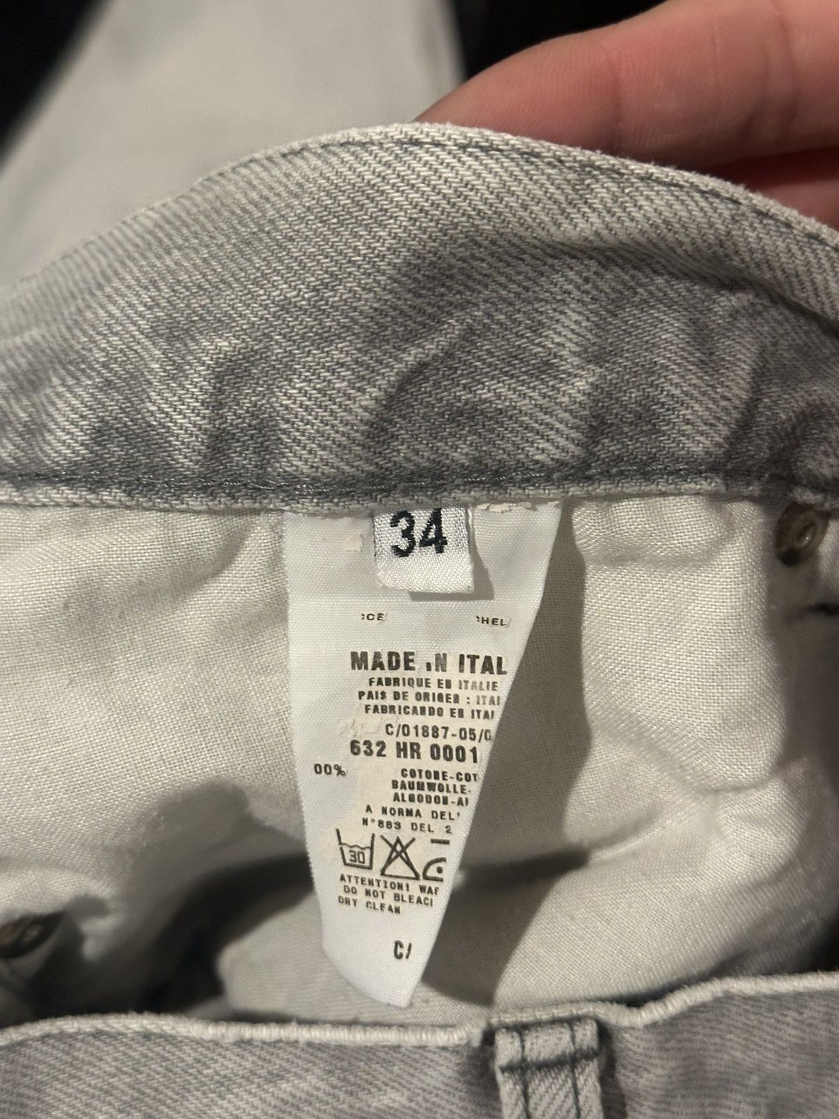 Helmut Lang Vintage Faded Denim Jeans Size US 34 / EU 50 - 7 Thumbnail