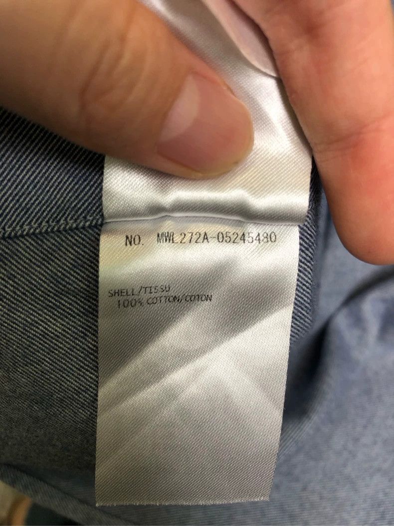 Thom Browne Thom Browne Blue and white four-bar long-sleeved shirt 2505 Size US XL / EU 56 / 4 - 8 Thumbnail