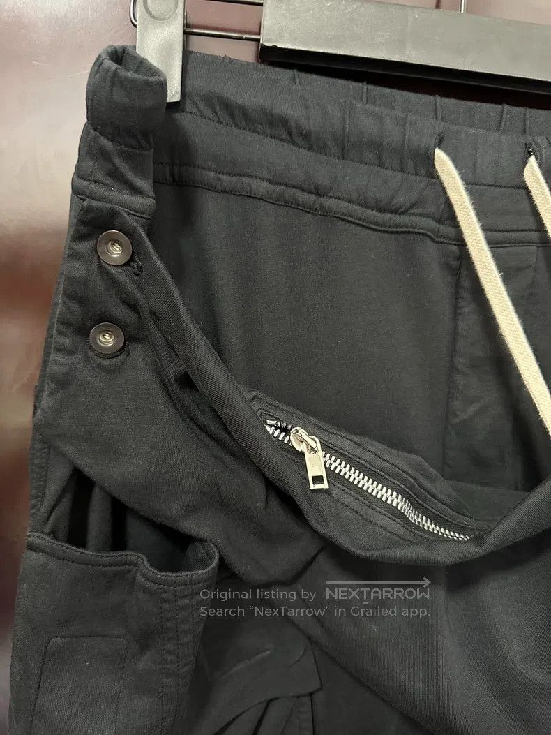 Rick Owens RICK OWENS size S Black Camouflage Multi-Pocket Drop Crotc Size US 27 - 3 Thumbnail