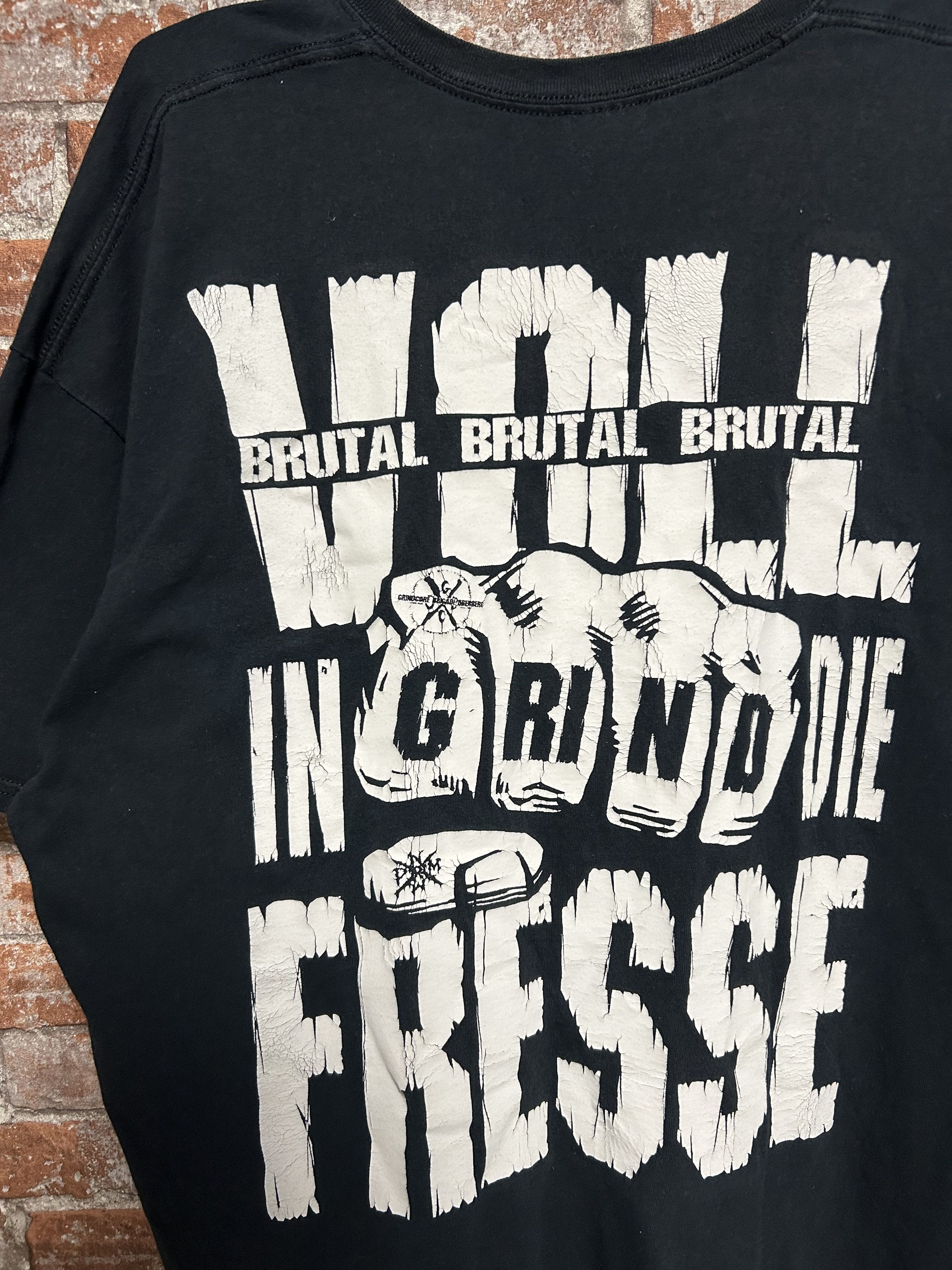 Band Tees By Brute Force 2000s Vintage Brutal Death Metal Band Tee Size US XXL / EU 58 / 5 - 8 Thumbnail