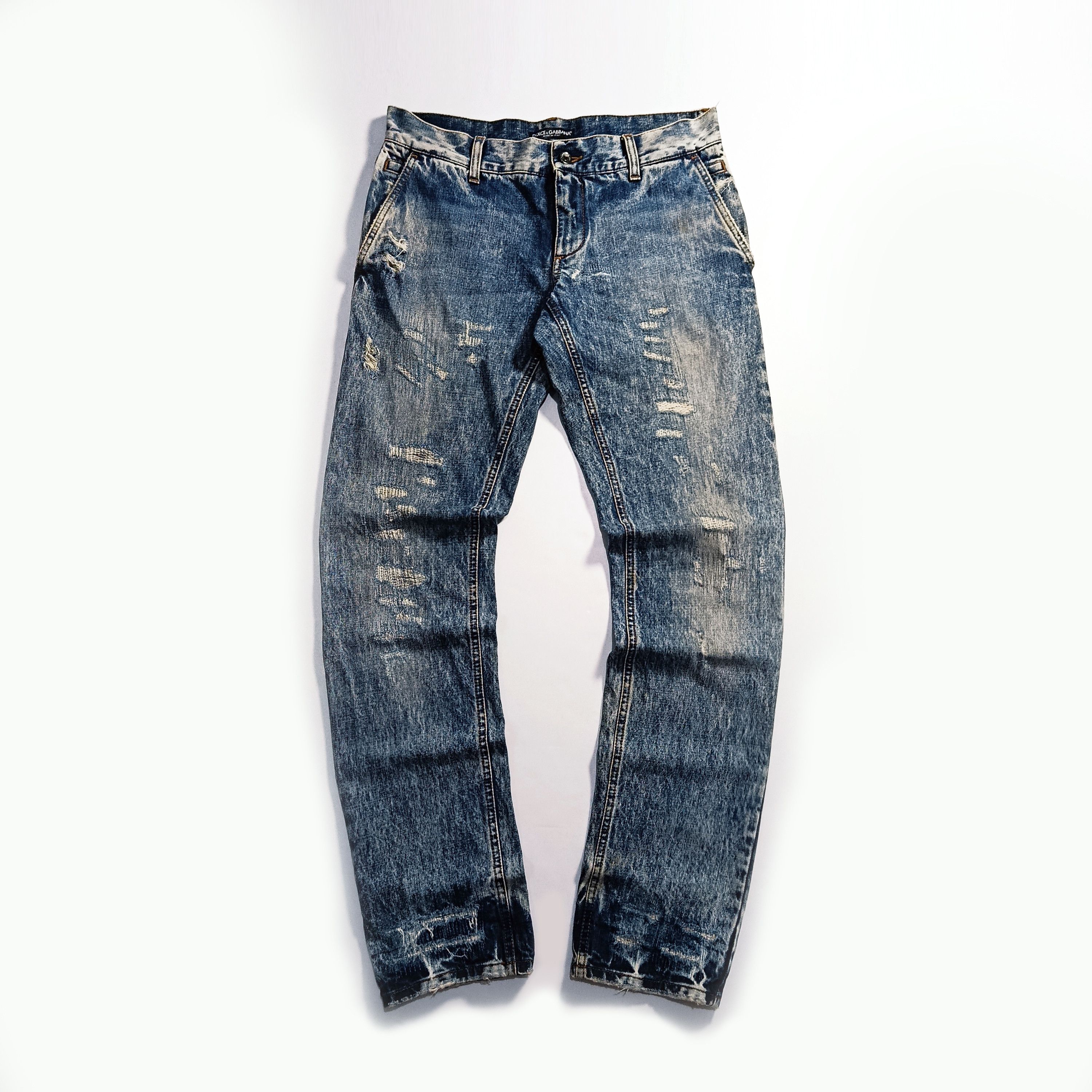 Dolce & Gabbana Dolce & Gabbana Distressed Denim Jeans Size US 30 / EU 46 - 3 Thumbnail