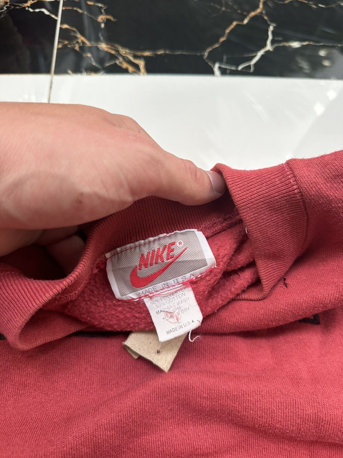 Nike × Vintage 90s NIKE AIR VINTAGE BIG LOGO STREETWEAR SWEATSHIRT Size US L / EU 52-54 / 3 - 8 Thumbnail