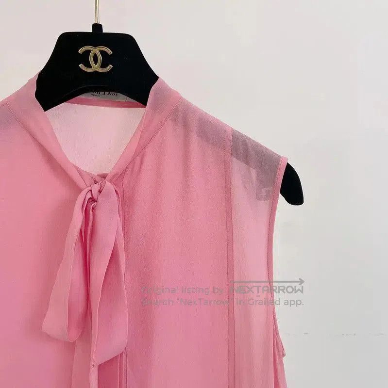 Dior Dior Pink Silk Summer Blouse for Women . Size S / US 4 / IT 40 - 3 Thumbnail