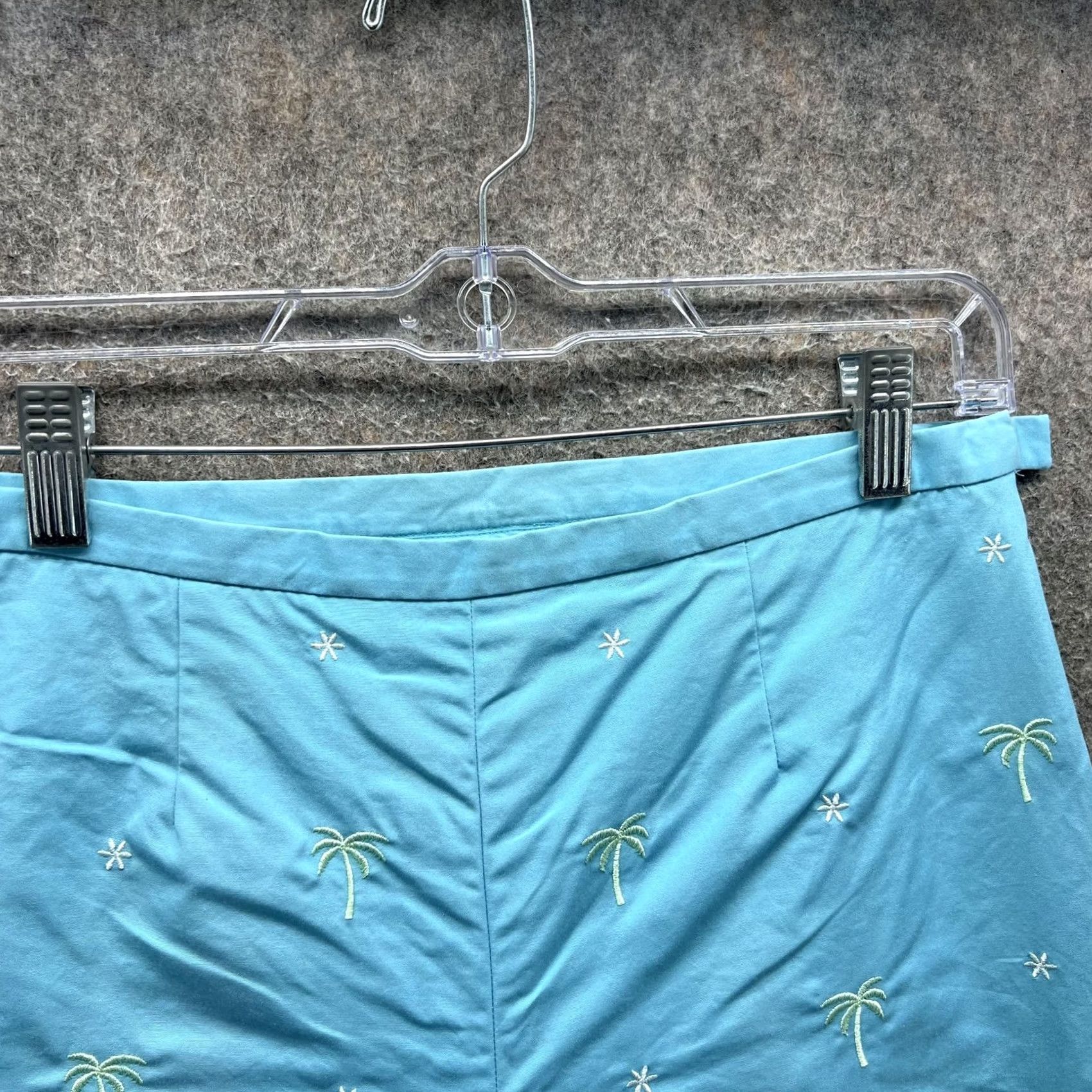 Brooks Brothers VINTAGE Brooks Brothers 346 Pants Womens Small Blue Palm Tree Embroidered Tropical Chino Casual Travel Size 28" / US 6 / IT 42 - 3 Thumbnail
