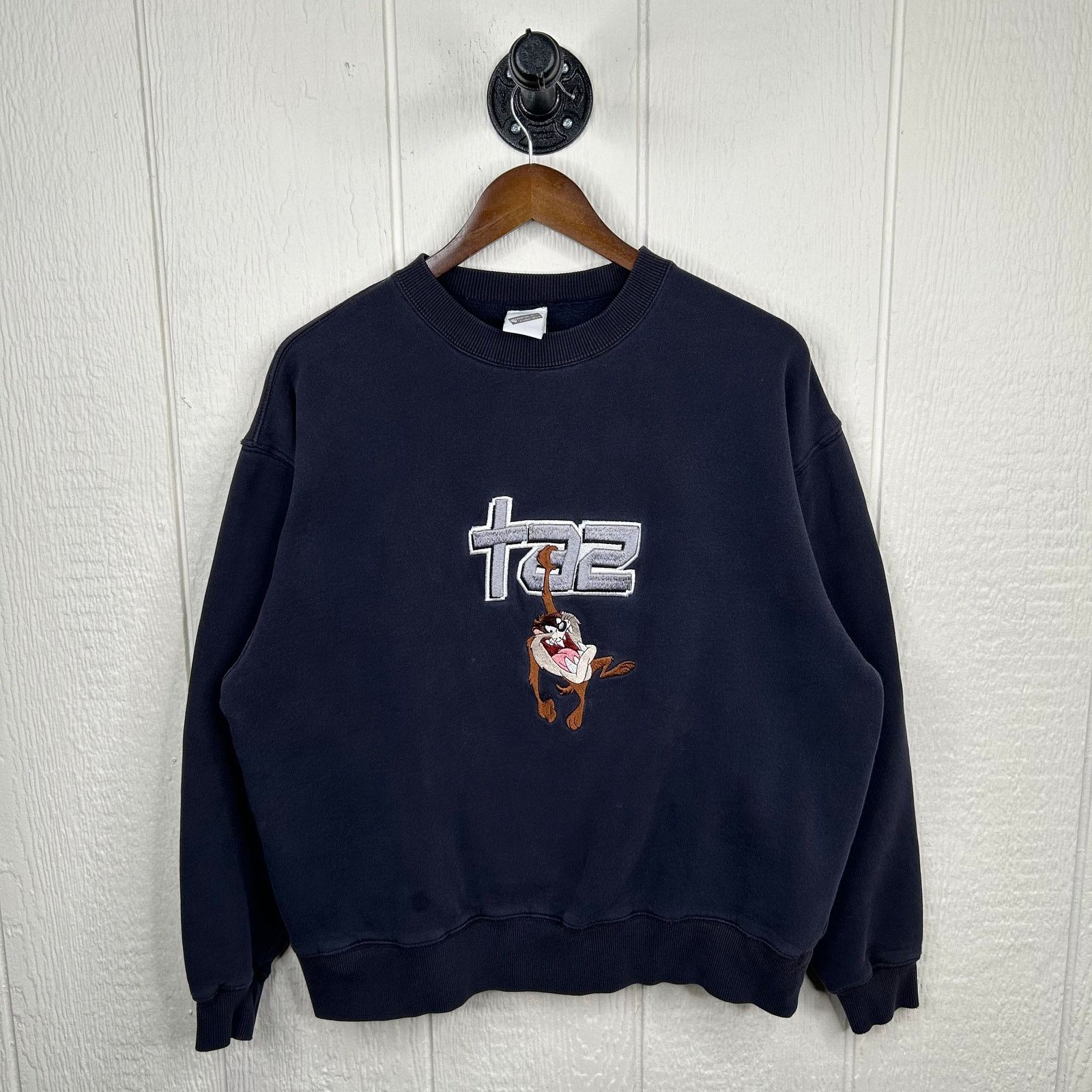 Warner Bros Vintage 90s Tazmanian Devil Looney Tunes Crewneck Medium Size US M / EU 48-50 / 2 - 2 Thumbnail