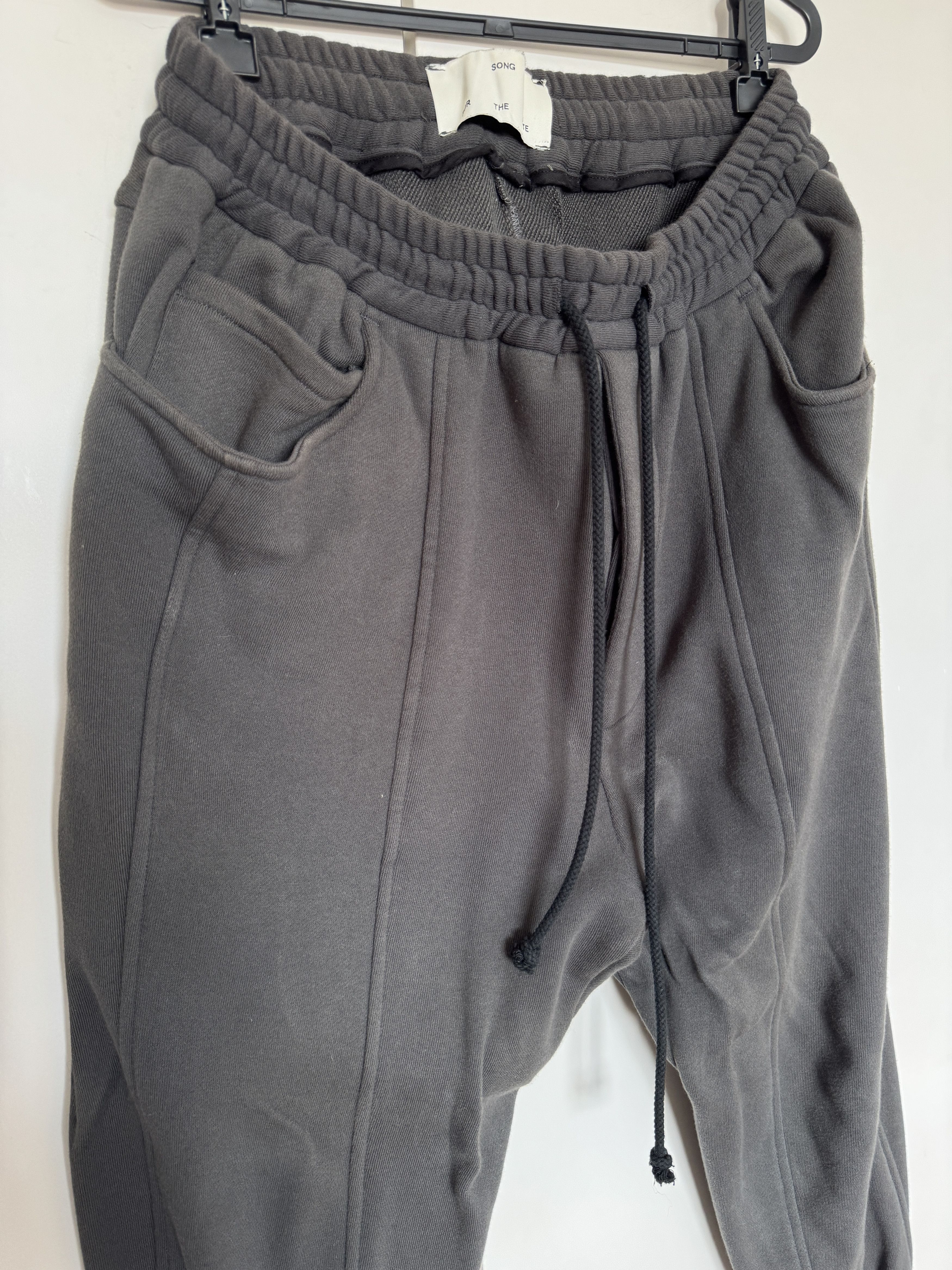 Song For The Mute SONG FOR THE MUTE Gray Paneled Lounge Pants Size US 36 / EU 52 - 2 Thumbnail