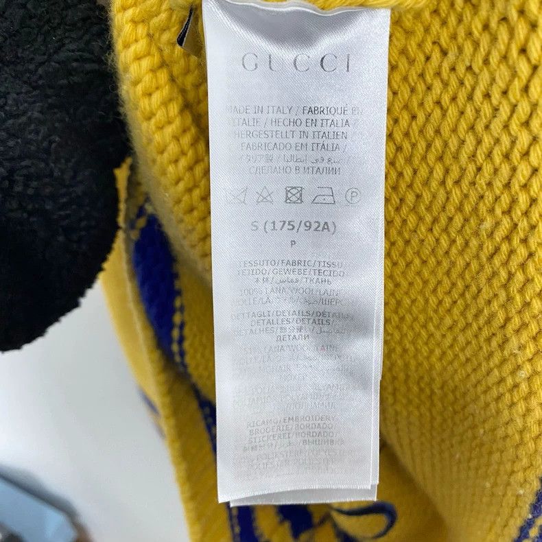Gucci Gucci Adidas co-branded color-blocked clover logo wool swea Size US S / EU 44-46 / 1 - 4 Thumbnail