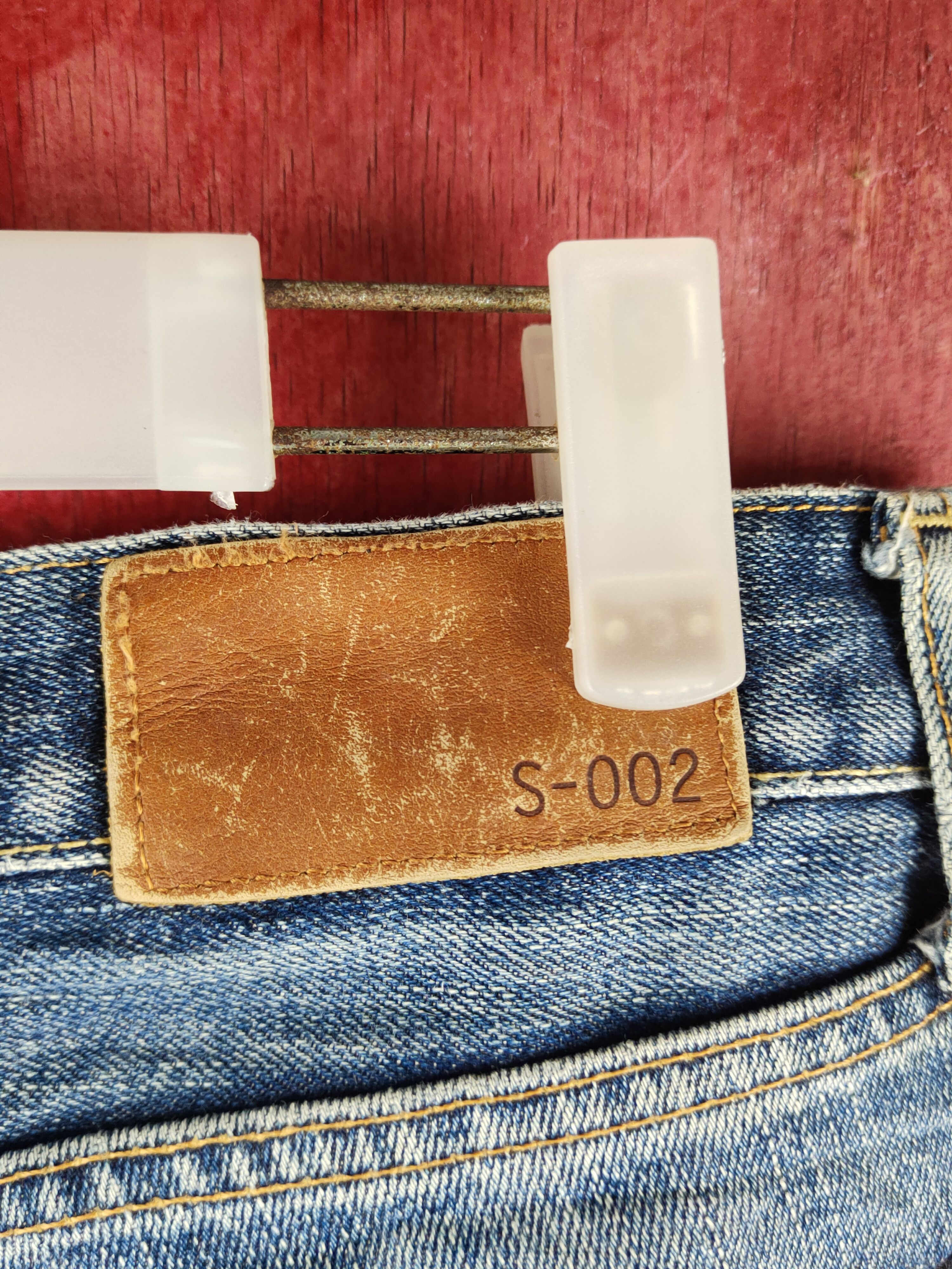 Japanese Brand Uniqlo Blue Faded Distressed Ripped Jeans #S2331 Size US 32 / EU 48 - 10 Thumbnail