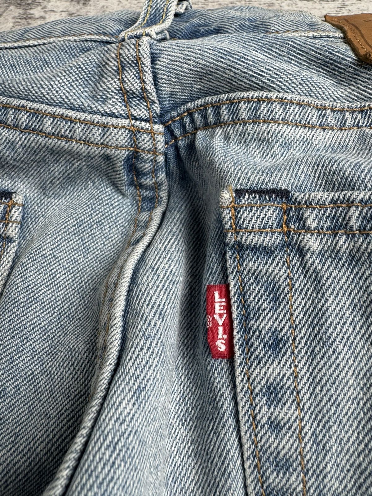 Levi's Levis 551 Premium Work Wear Men’s W29 L32 Cotton Light Blue Jeans Pants Trousers Size US 30 / EU 46 - 9 Thumbnail