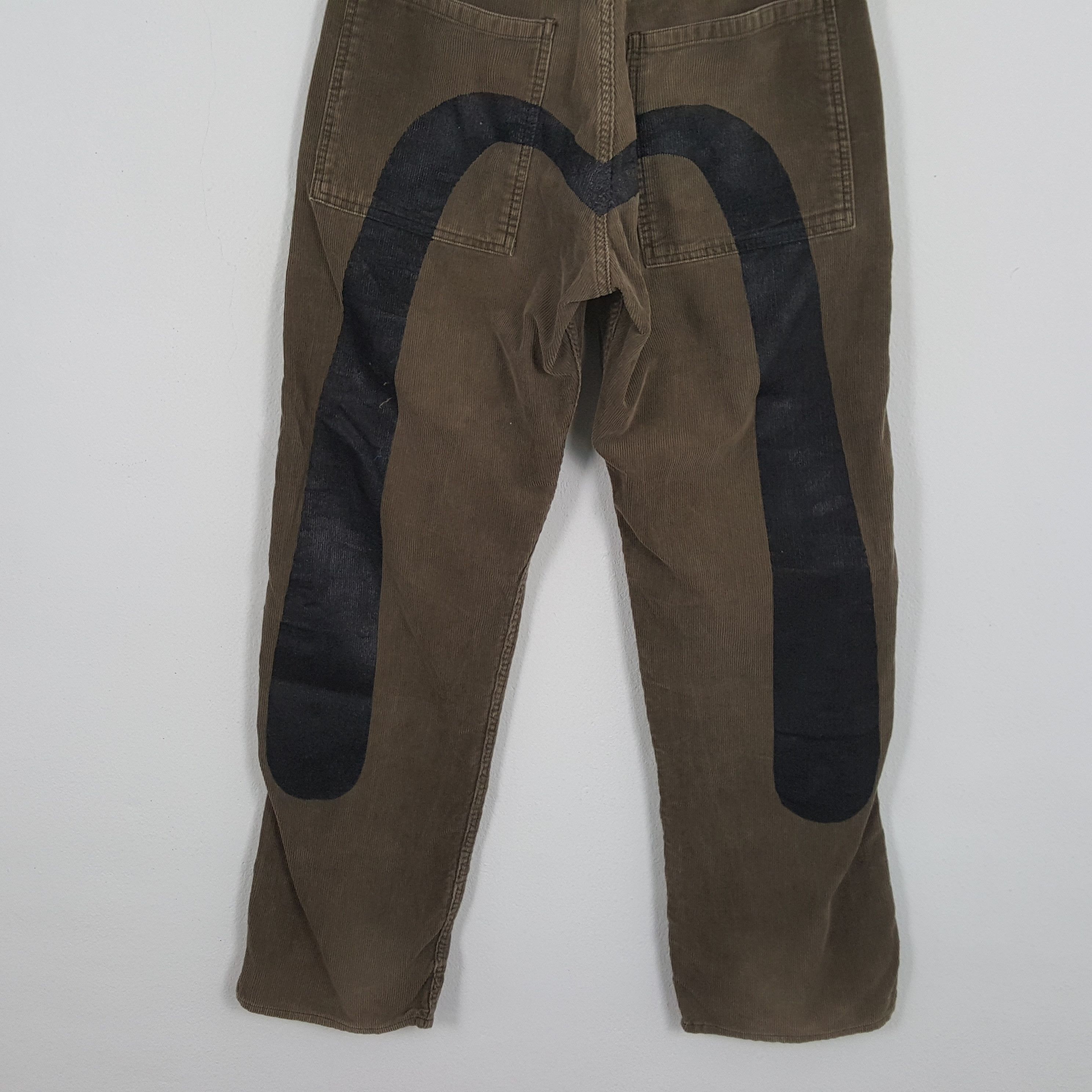 Evisu × Japanese Brand × Vintage EVISU Japanese Brand Custom Daicock Style Velvet Pants Size US 30 / EU 46 - 3 Thumbnail