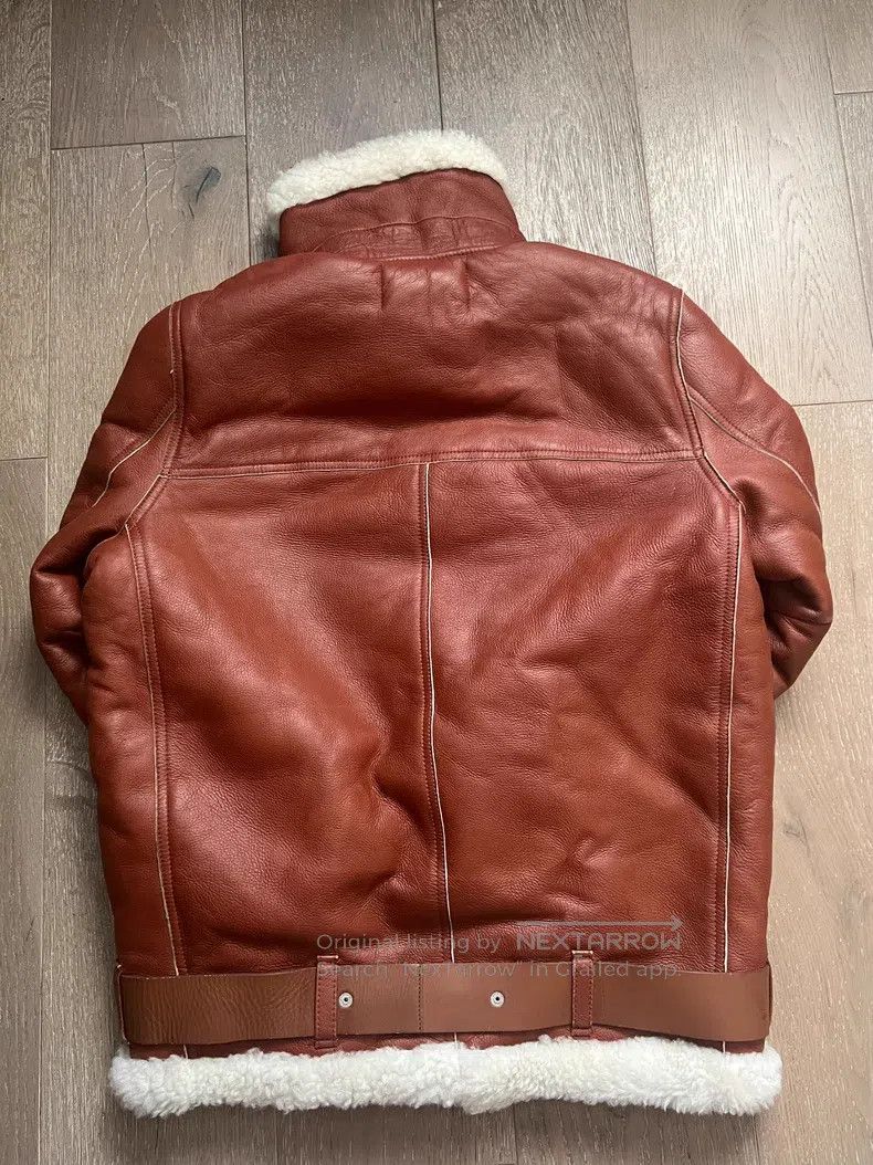 Acne Studios Acne Studios Brown Fur and Leather Combination Size 4XL / US 24-26 - 9 Thumbnail
