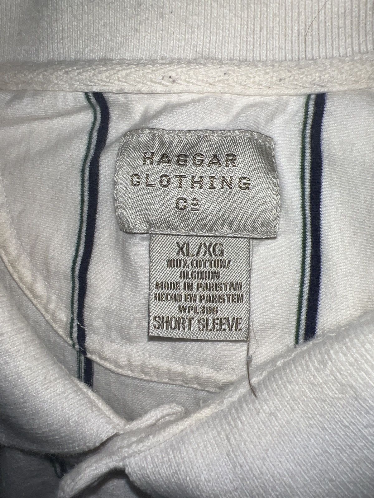 Haggar Haggar Clothing Co. Striped Polo Size US XL / EU 56 / 4 - 5 Thumbnail