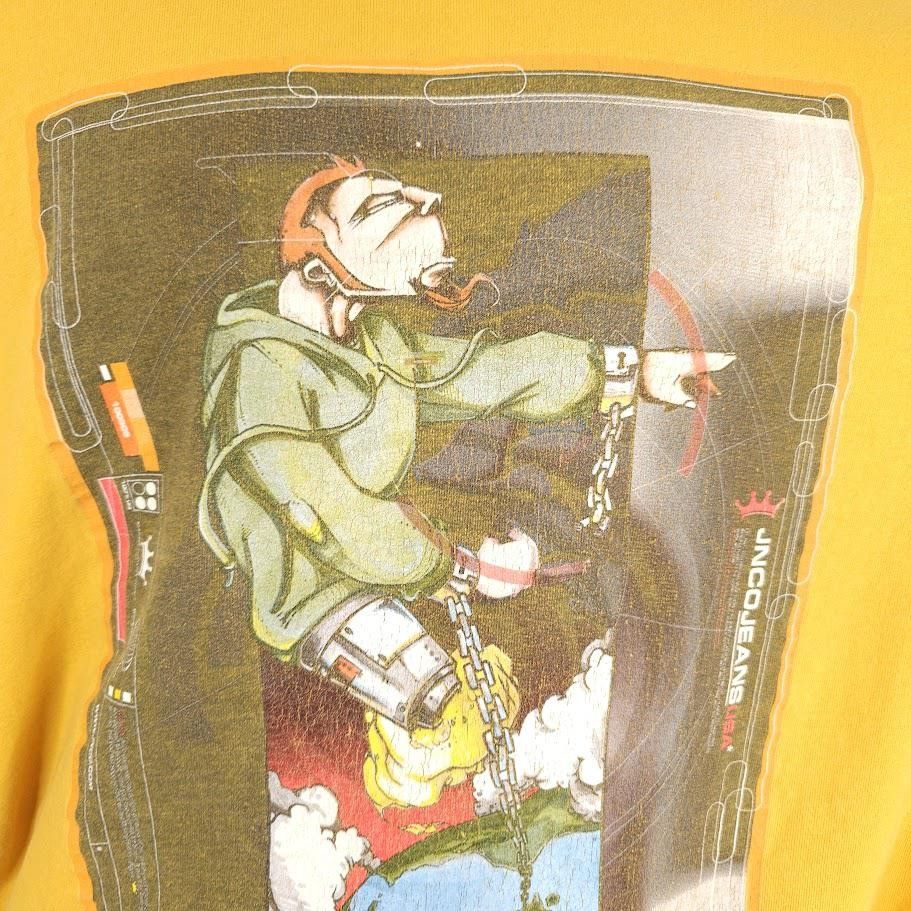 Vintage Vintage JNCO Jeans T Shirt Mens Size Medium Yellow 90s Rave Size US M / EU 48-50 / 2 - 2 Thumbnail