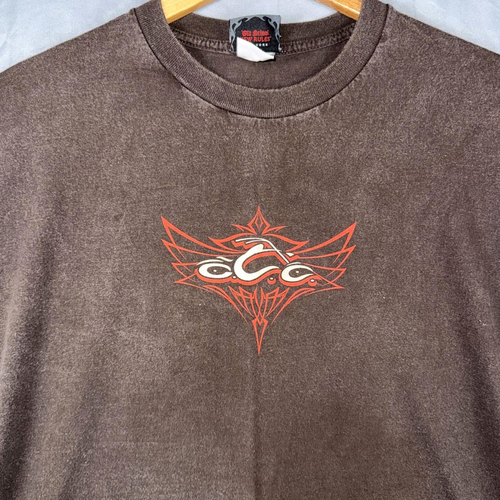 Vintage Orange County Choppers Shirt Mens XL Brown Tribal Graphic Tee Biker Motorcycle Size US XL / EU 56 / 4 - 5 Thumbnail
