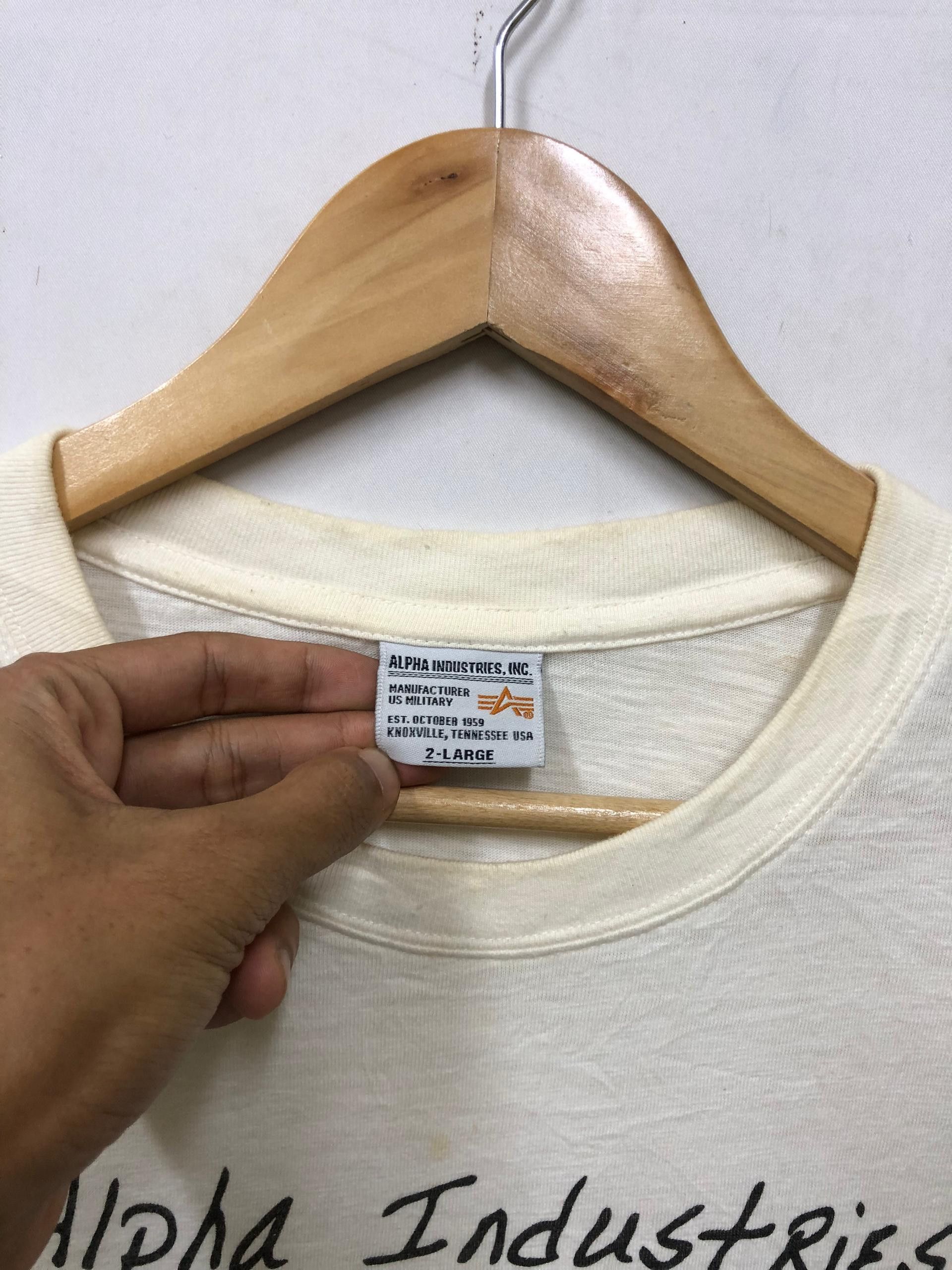 Alpha Industries × Vintage ALPHA INDUSTRIE RETRO PICTURE Size US XXL / EU 58 / 5 - 5 Thumbnail