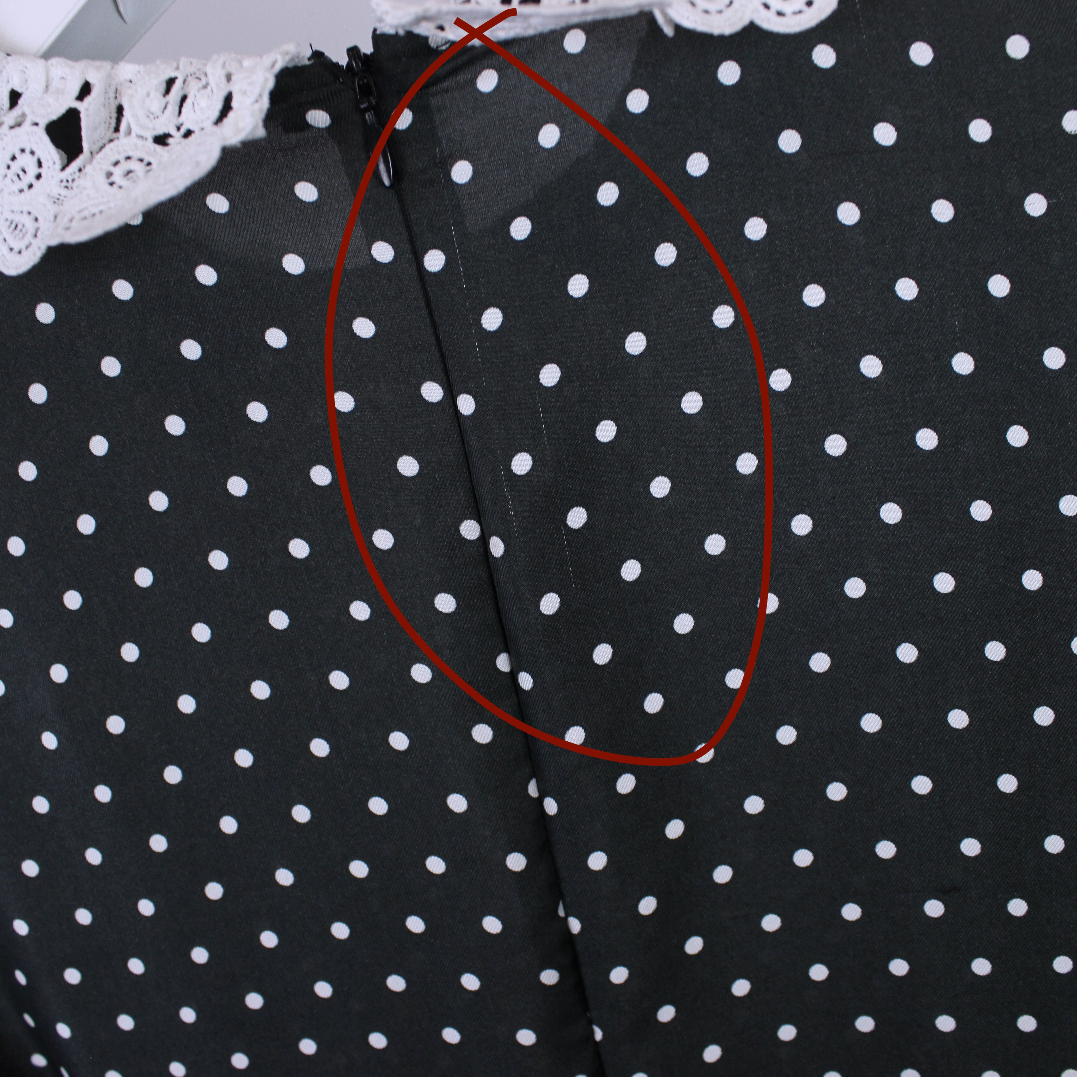 Sandro SANDRO Lace trim and polka-dot mini dress SIZE FR 36 Size XS / US 0-2 / IT 36-38 - 21 Thumbnail