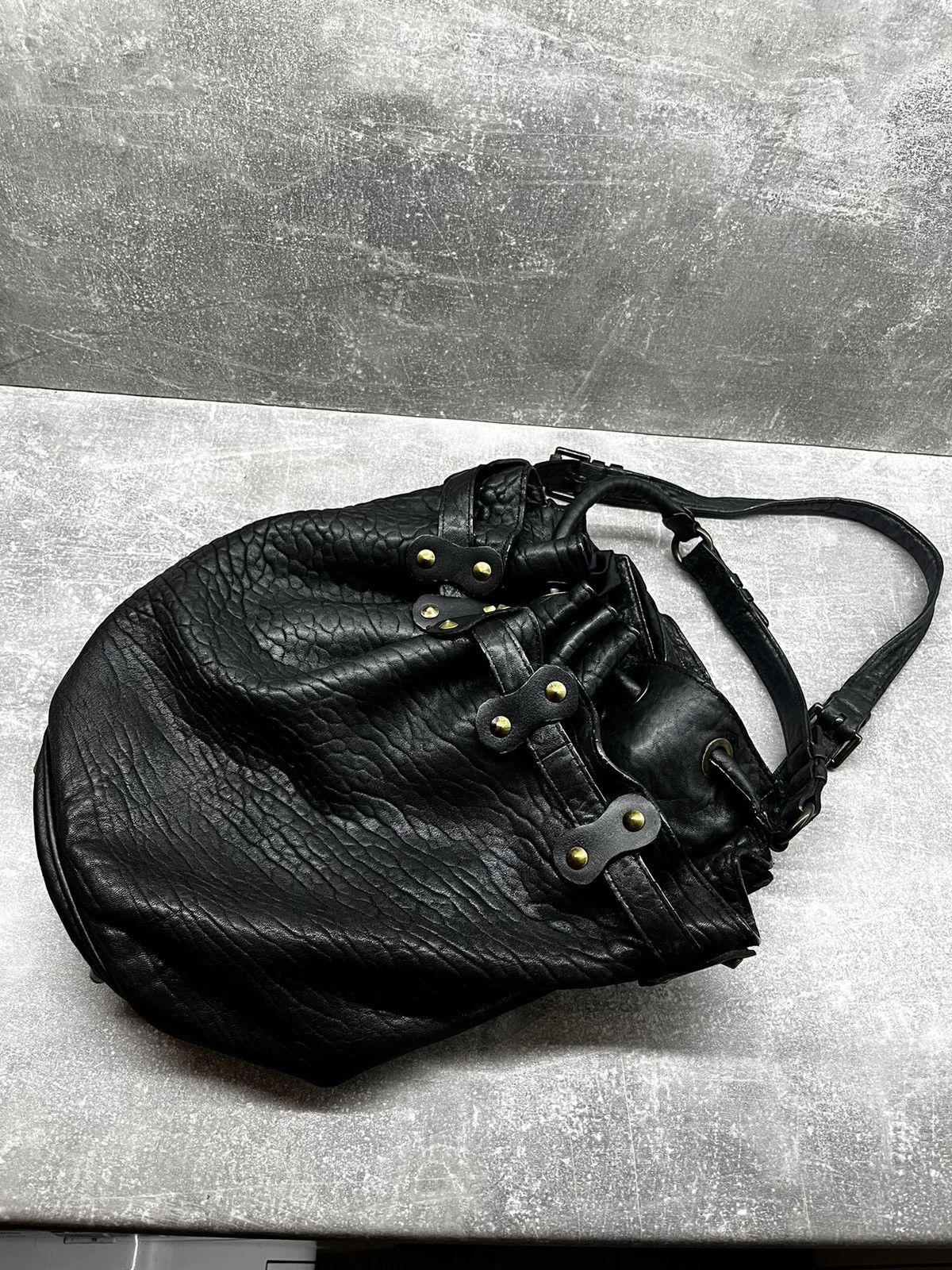 Alexander Wang × Japanese Brand × Leather alexander wang leather avant gard bag Size ONE SIZE - 3 Thumbnail
