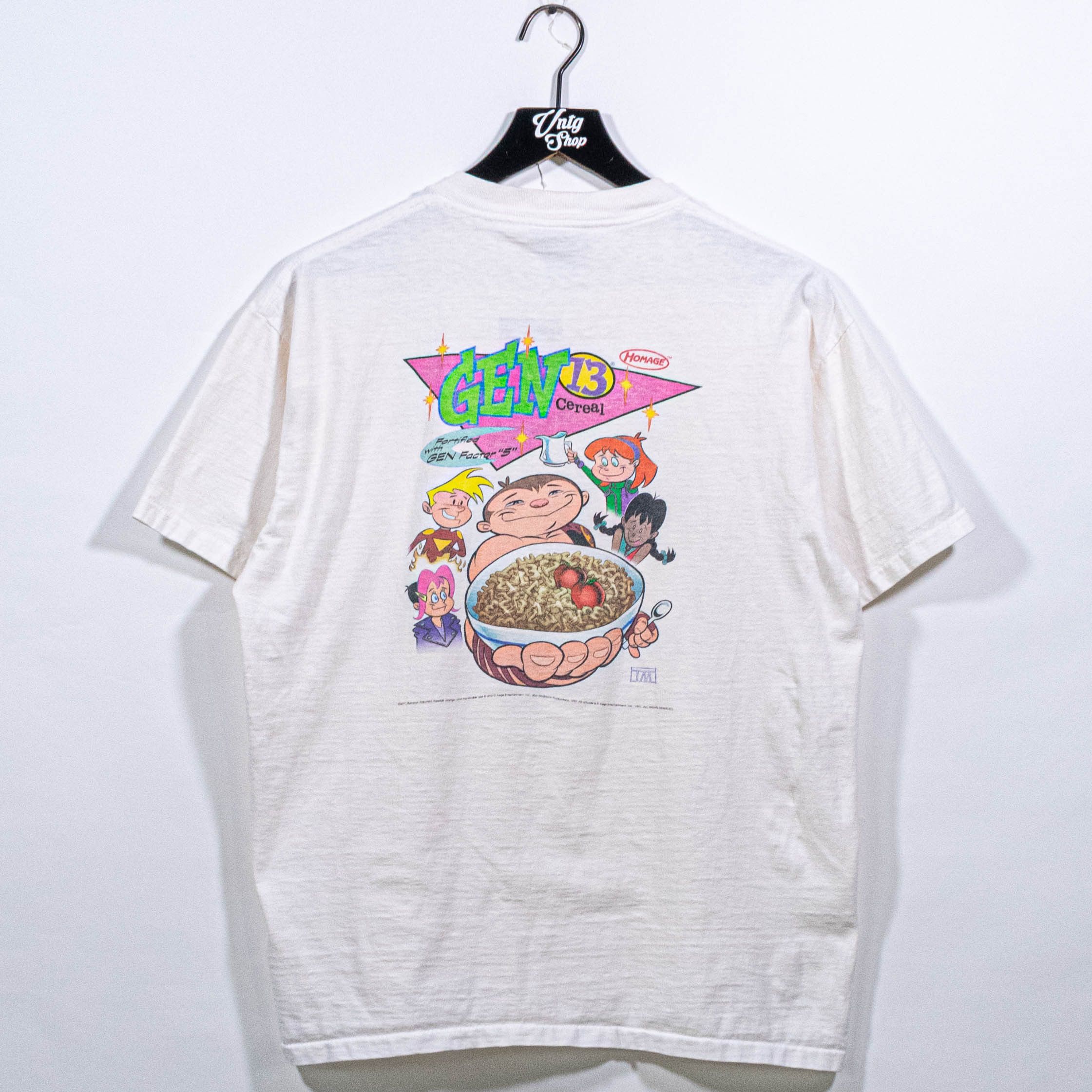 Other Gen 13 Comics Cereal T-Shirt VTG 90s Cartoon Anime Retro Size US L / EU 52-54 / 3 - 1 Thumbnail