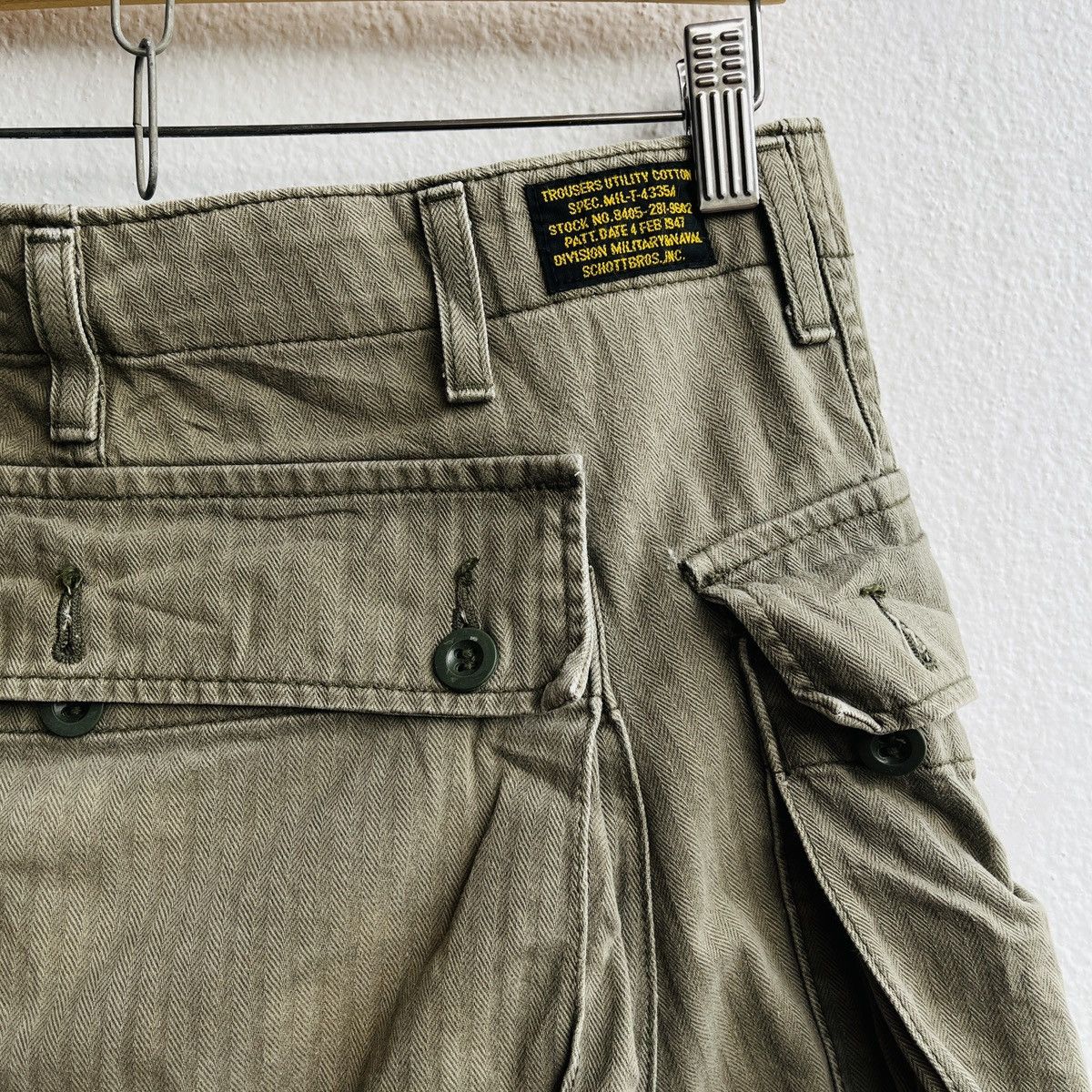 Schott × Travis Scott Faded Olive Green Schott Utilitu Military Pants Size US 30 / EU 46 - 12 Thumbnail