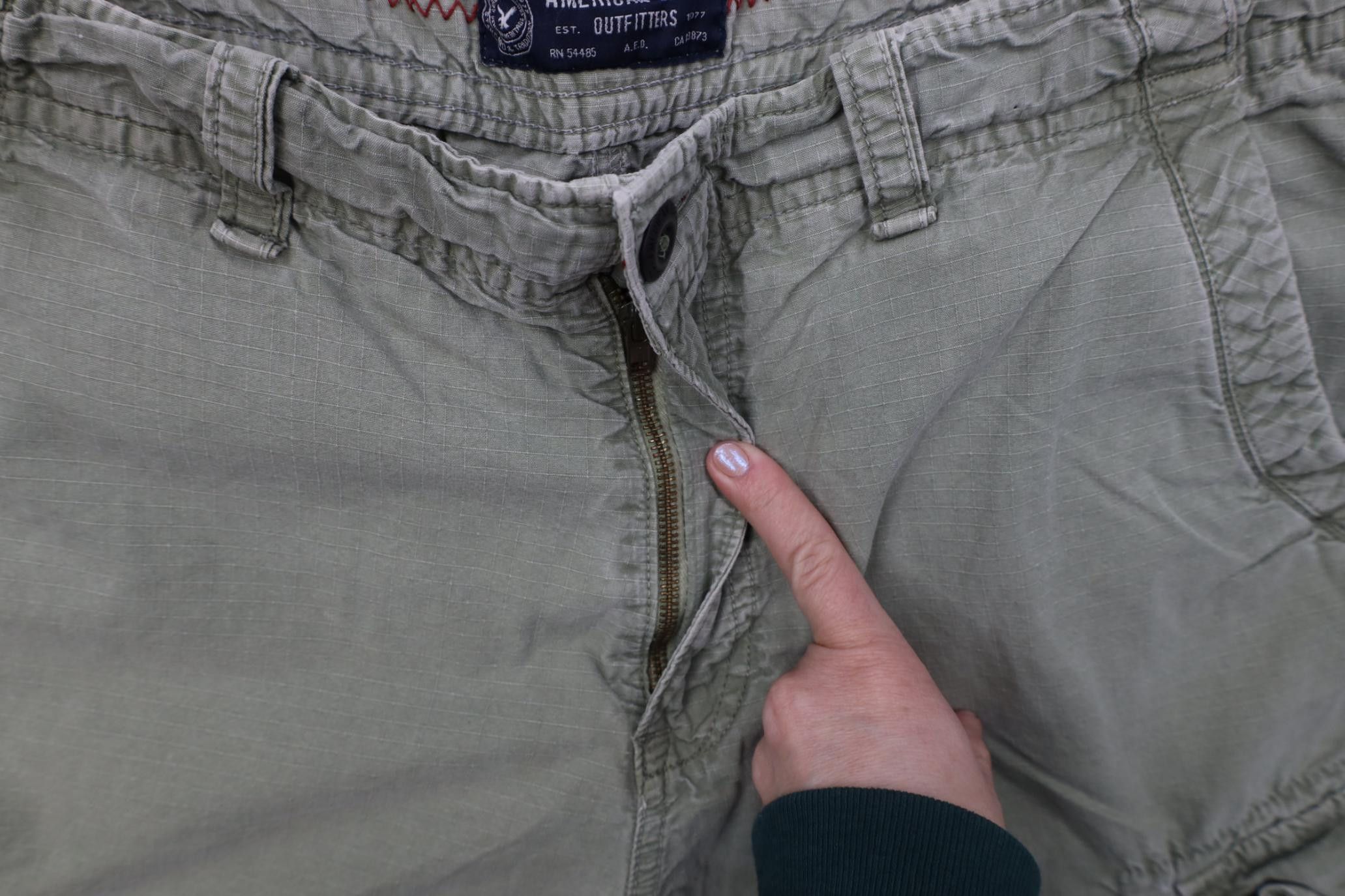 American Eagle Outfitters Vintage Y2K American Eagle Outfitters Ripstop Cargo Shorts Size US 38 / EU 54 - 5 Thumbnail