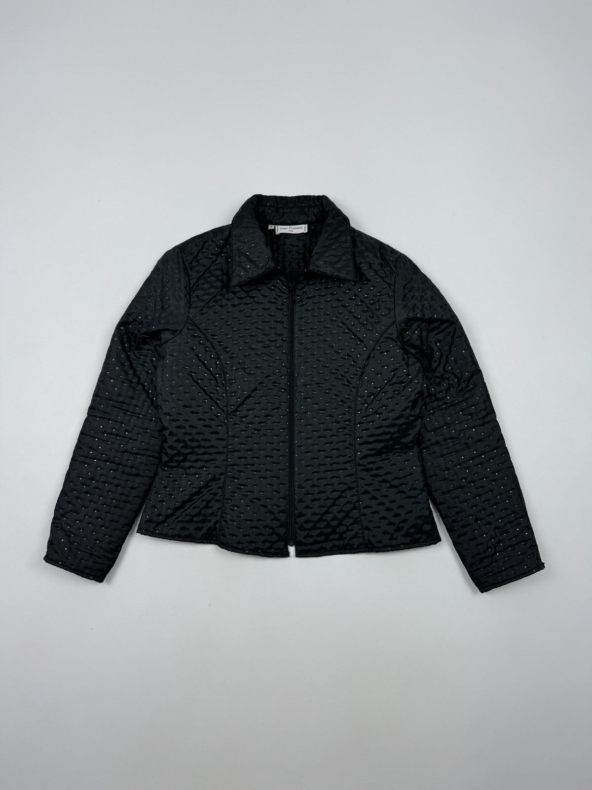 Other Anne Fontaine Paris Black Zip Up Jacket Size L / US 10 / IT 46 - 3 Thumbnail