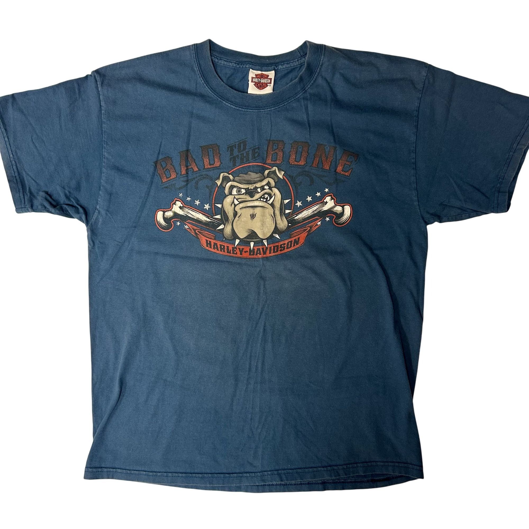 Harley Davidson REPTILE Cruising Motorcycle ALLIGATOR Biker BAD TO THE BONE Size US L / EU 52-54 / 3 - 3 Thumbnail
