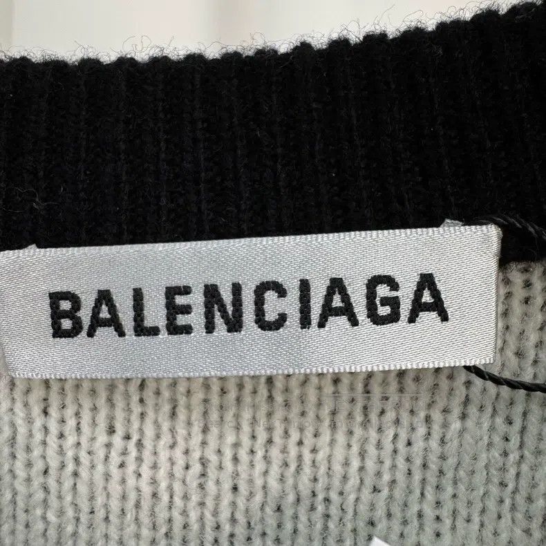 Balenciaga Balenciaga Black Barrage Full Print Knit Sweater Size US S / EU 44-46 / 1 - 5 Thumbnail