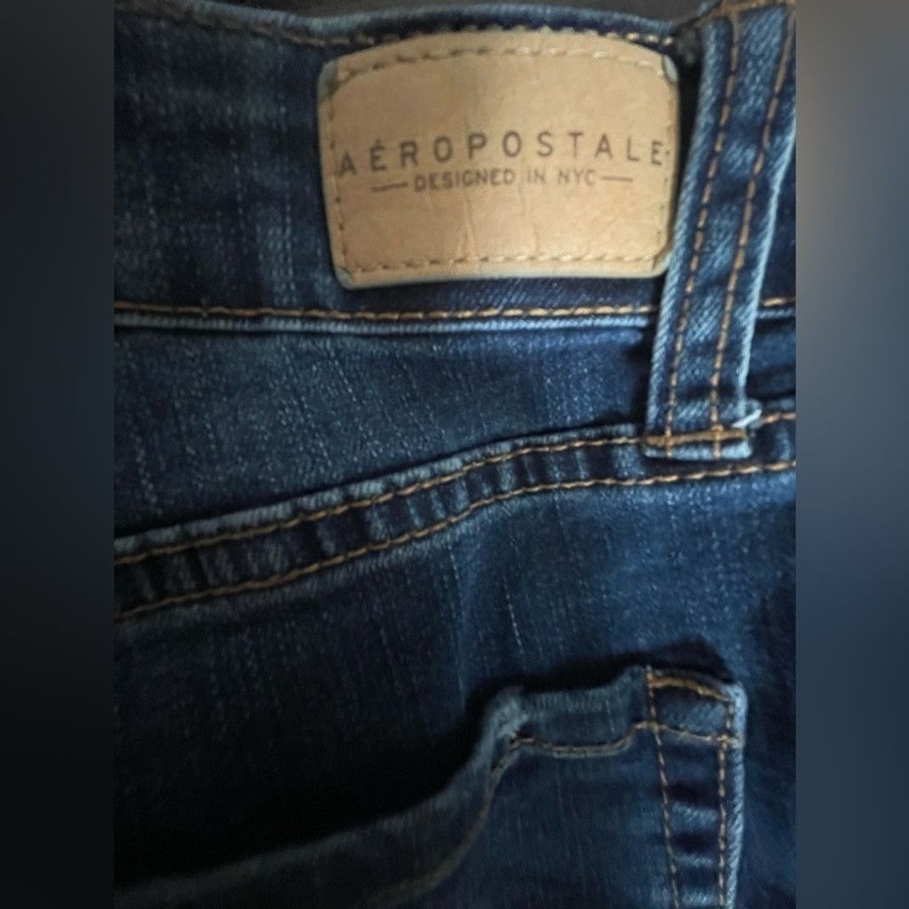 Aeropostale AEROPOSTALE Floral Embroidered Jeans Women’s Size 0. Size 25" / US 0 / IT 36 - 11 Thumbnail