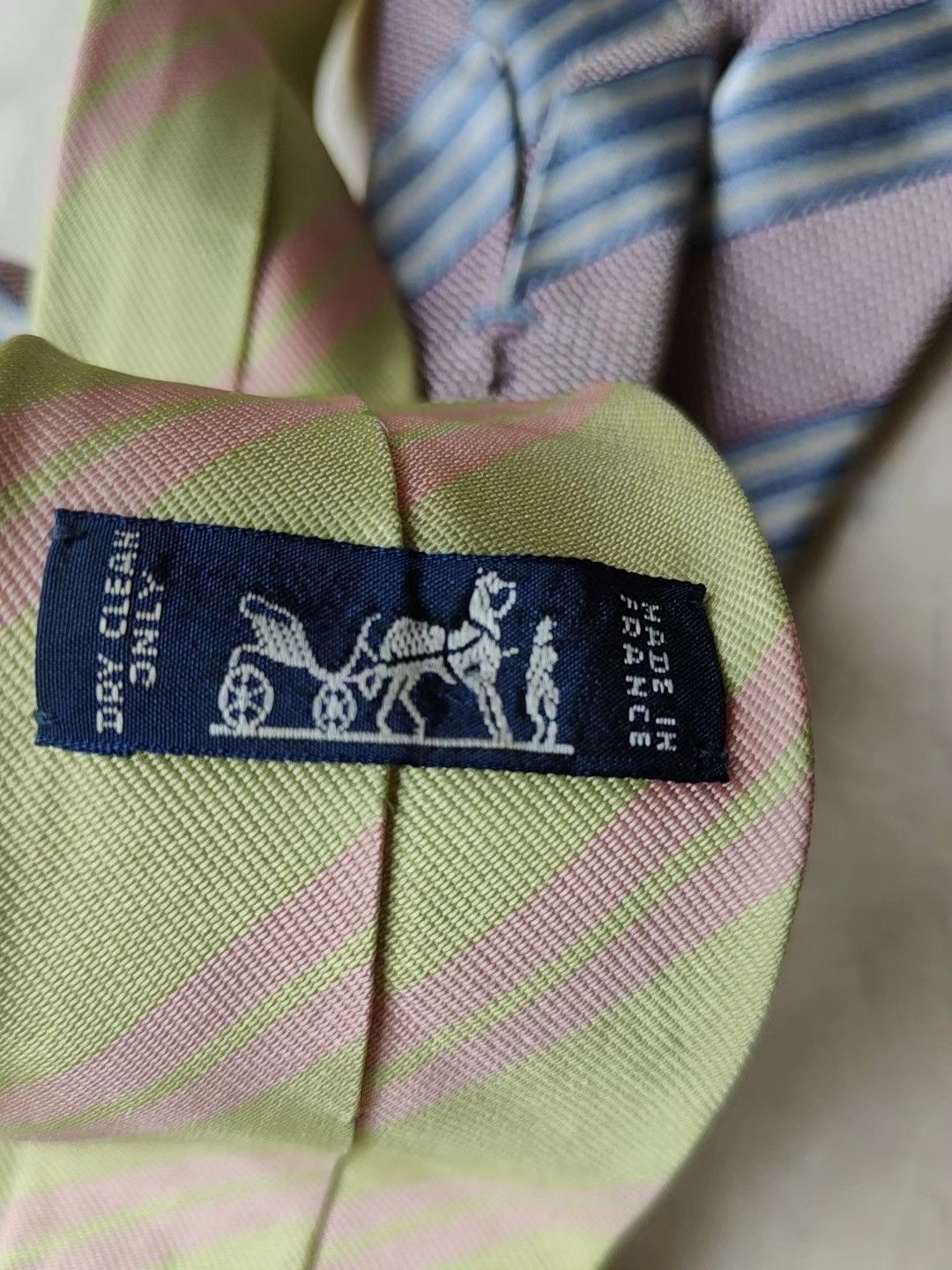 Hermes Hermes Men's Tie K29 Size ONE SIZE - 5 Thumbnail