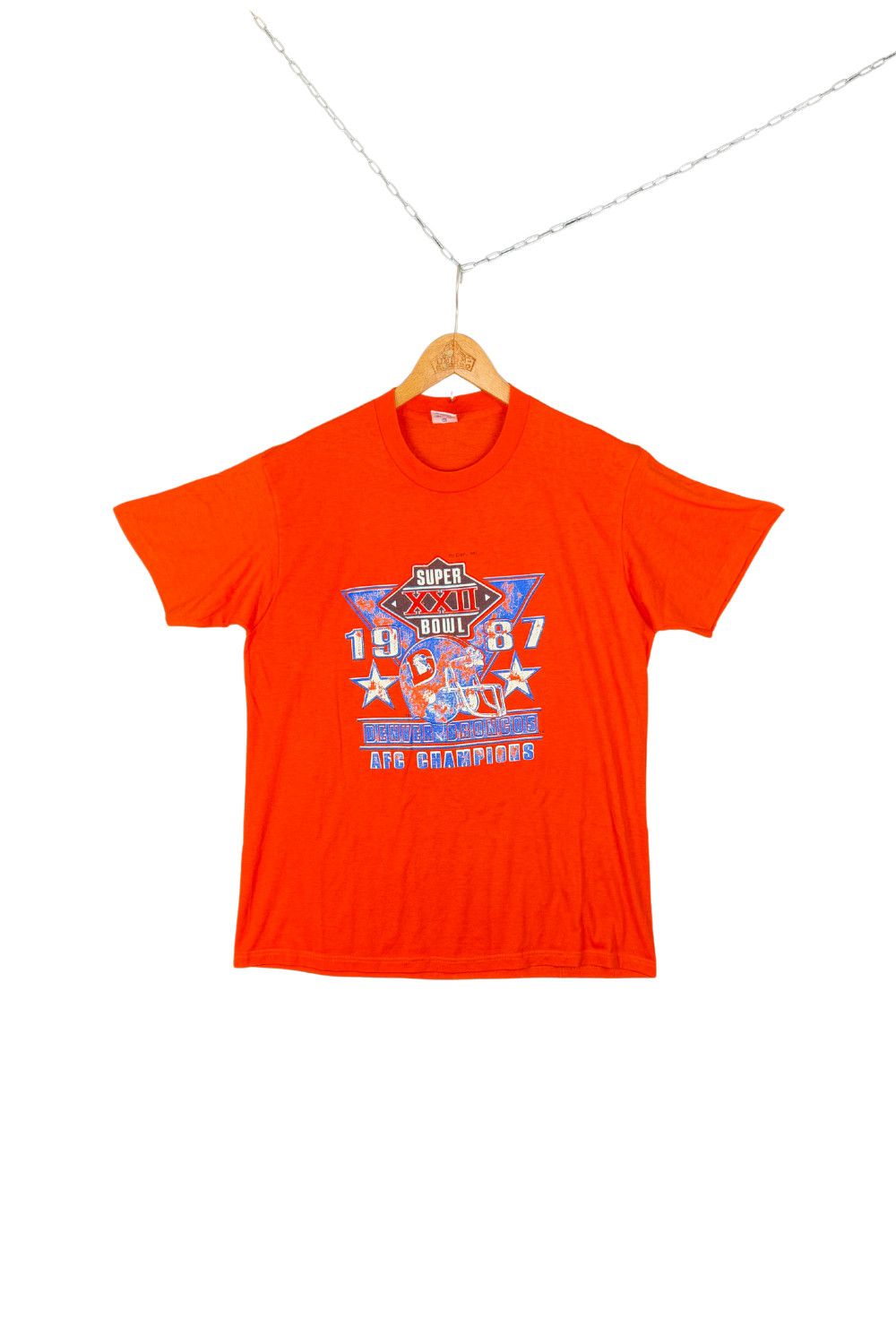 Logo 7 1987 Denver Broncos Super Bowl XXII Tee (Logo 7, USA) Size US XL / EU 56 / 4 - 1 Thumbnail