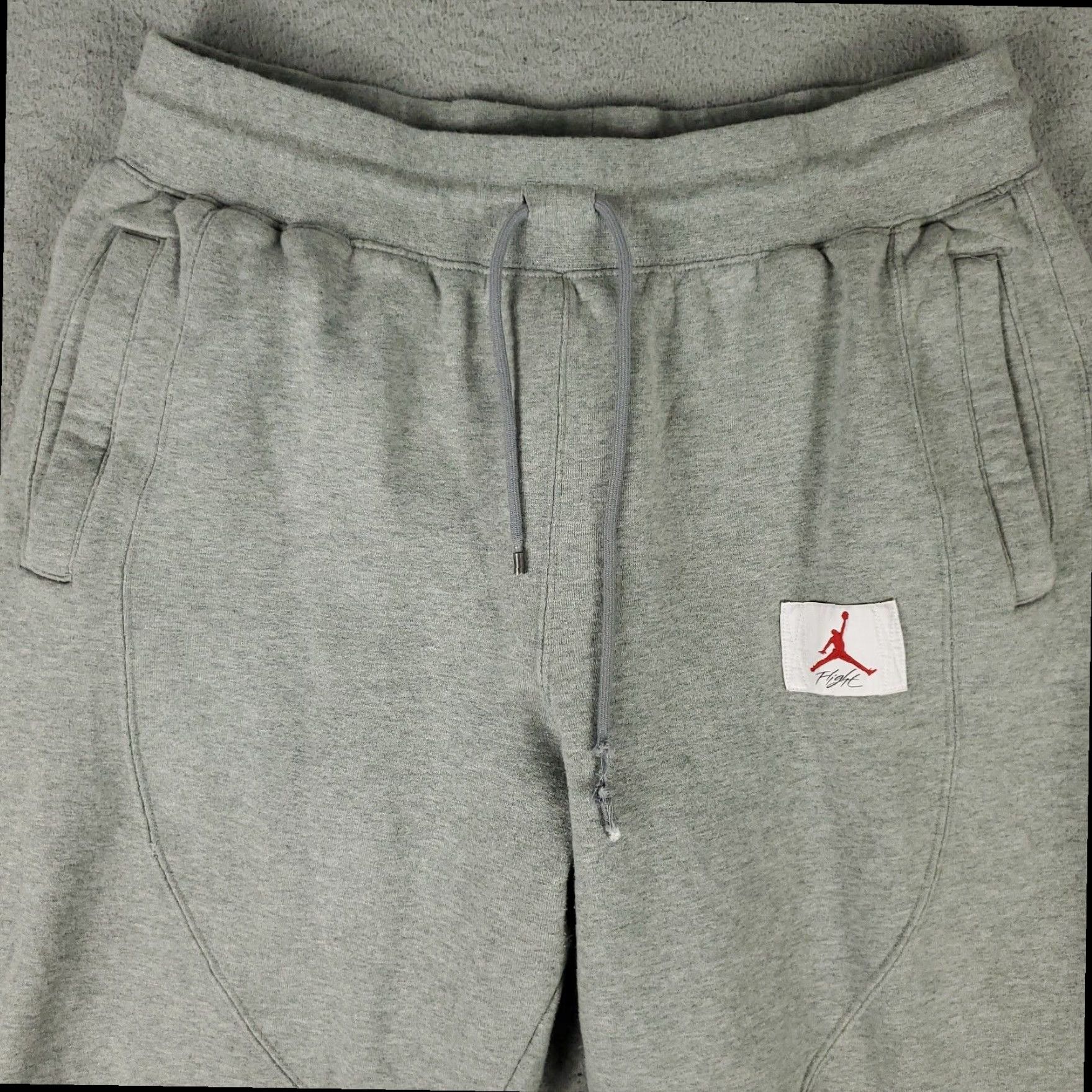 Jordan Brand Jordan Womens Gray Fleece Sweatpants Joggers Pants Large Activewear Size 36" / US 14 / IT 50 - 2 Thumbnail