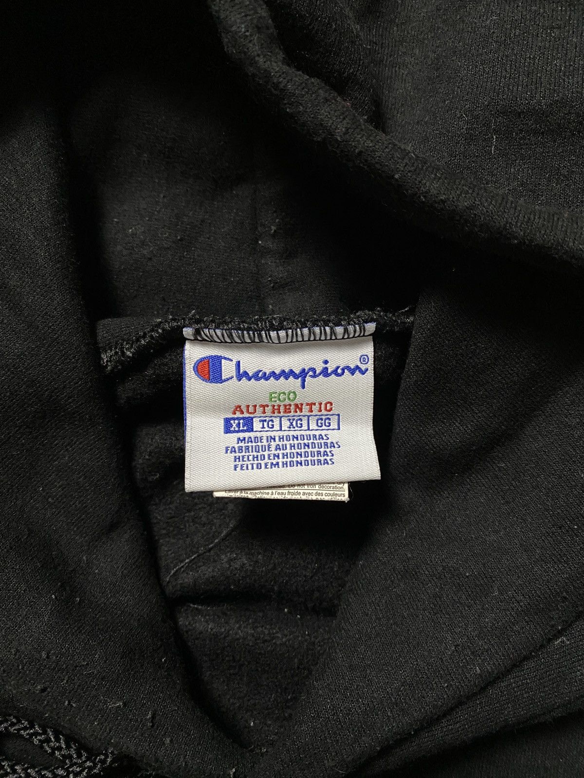 Champion Champion Eco Hoodie Black Size US XL / EU 56 / 4 - 4 Thumbnail