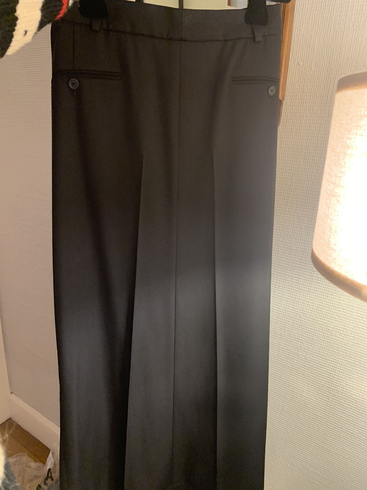 Balenciaga Balenciaga Slit Tailored Wool Midi Skirt Size 26" / US 2 / IT 38 - 7 Thumbnail