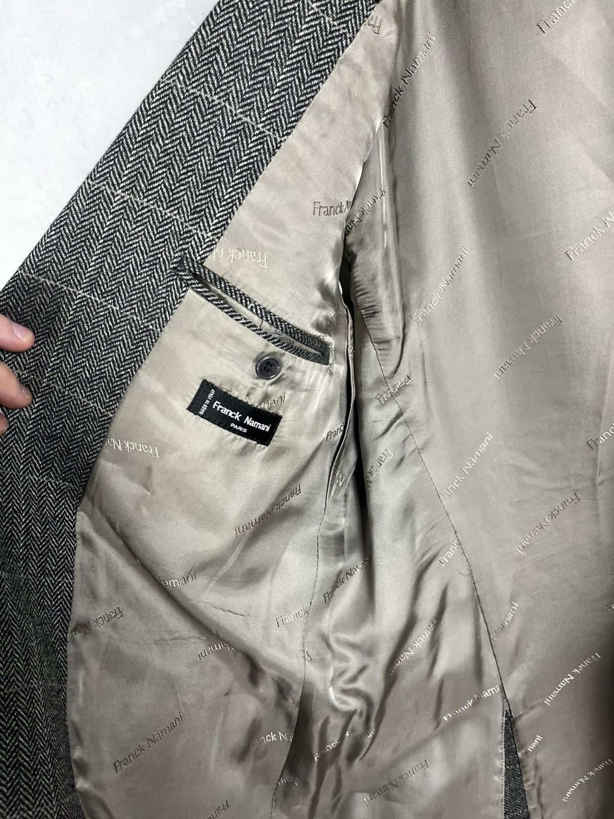 Franck Namani Franck Namani Ultimum Cashmere Blazer Size 40L - 17 Thumbnail