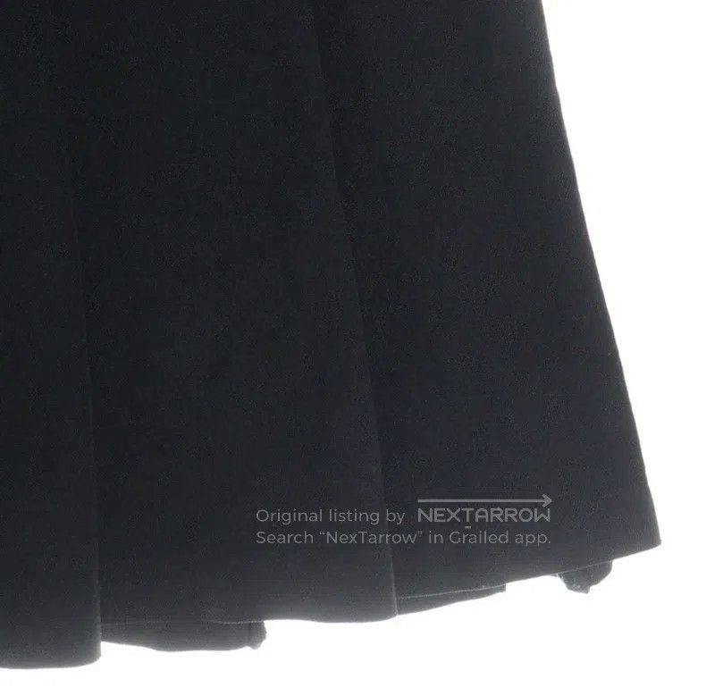 Other Comme Des Garcons size S Black polyester pleated skirt for Size 23" - 5 Thumbnail